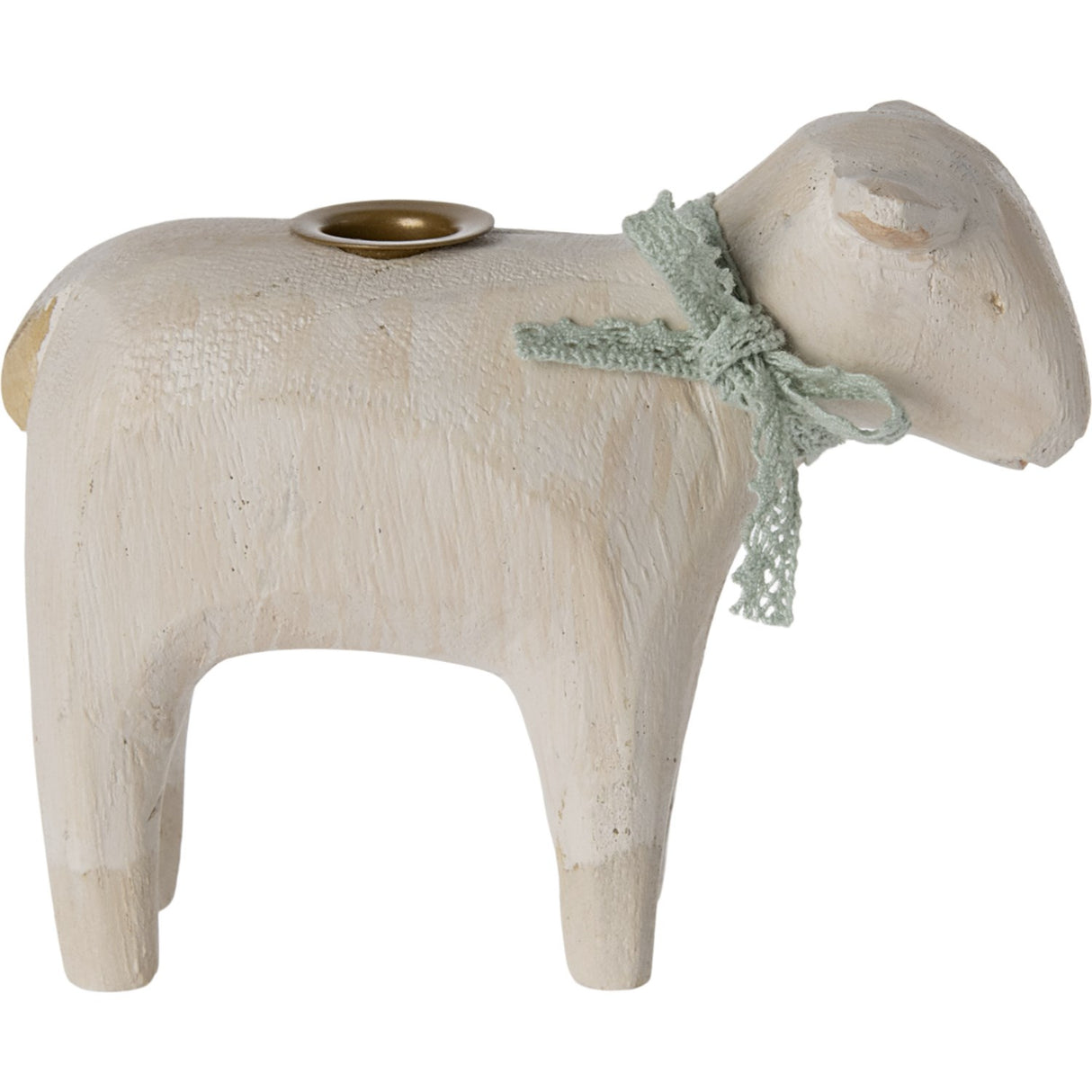 Maileg Candle Holder, Lamb - Mint