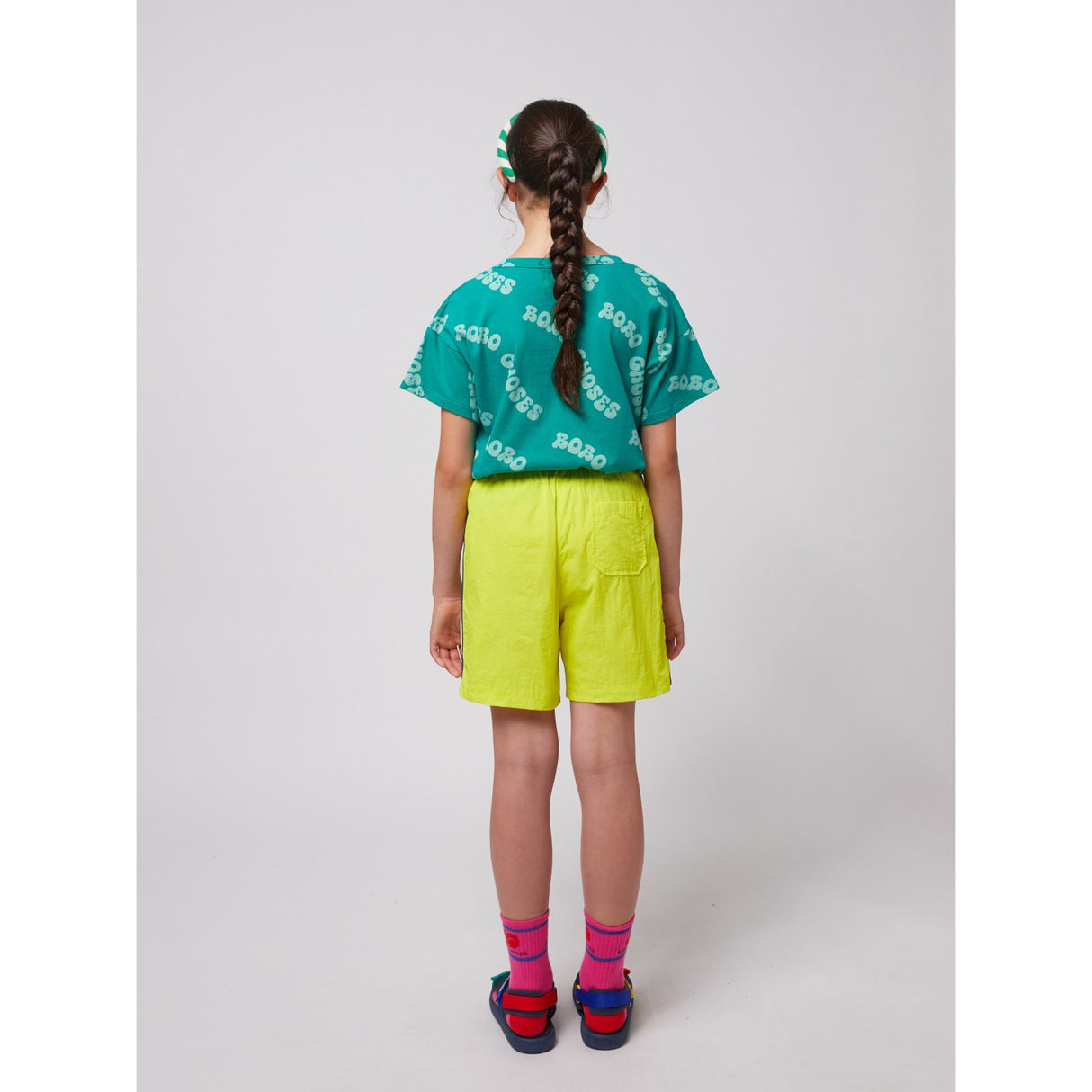 Bobo Choses Light Yellow Wavy Bobo Choses Tracksuit Bermuda Shorts
