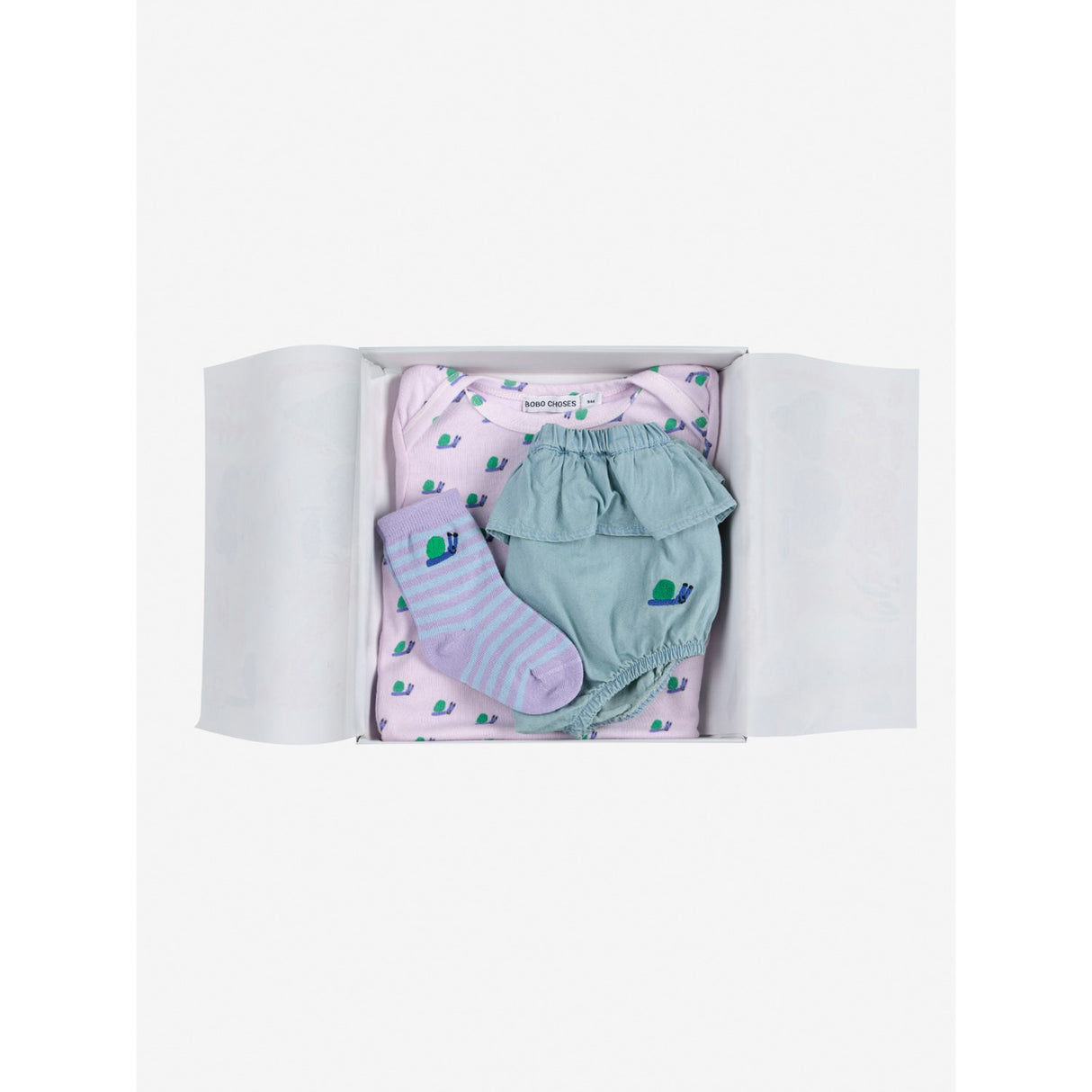 Bobo Choses Lavender Funny Snail Gift Set