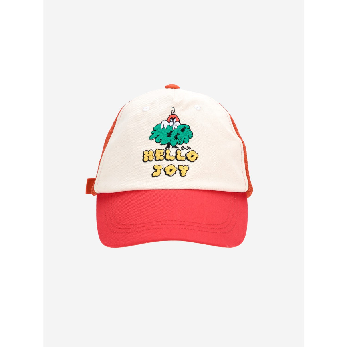 Bobo Choses Red Hello Joy Mesh Cap