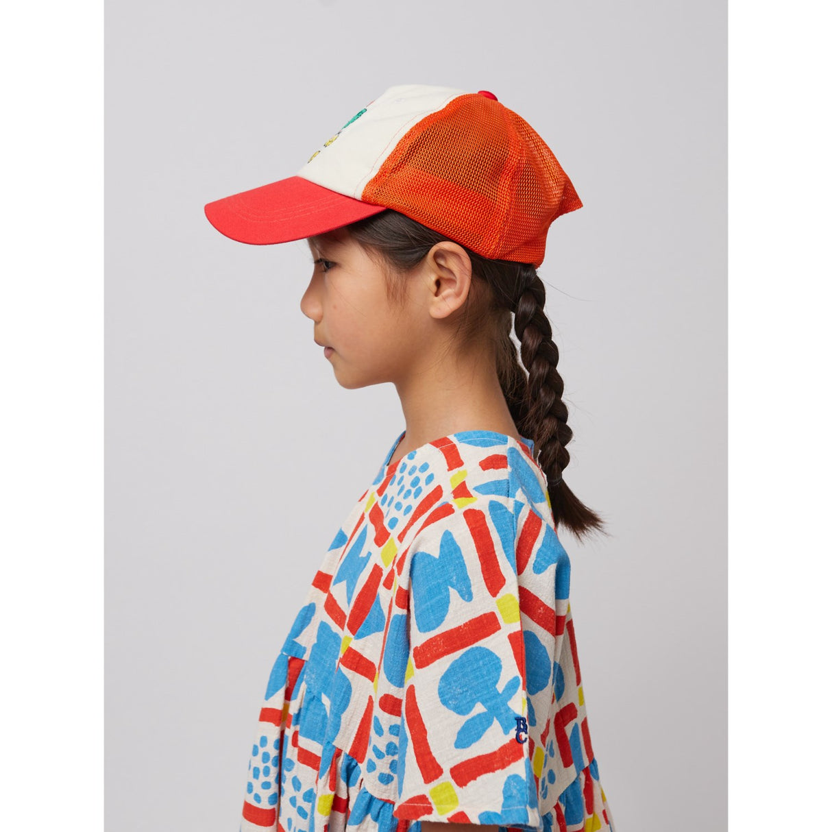 Bobo Choses Red Hello Joy Mesh Cap