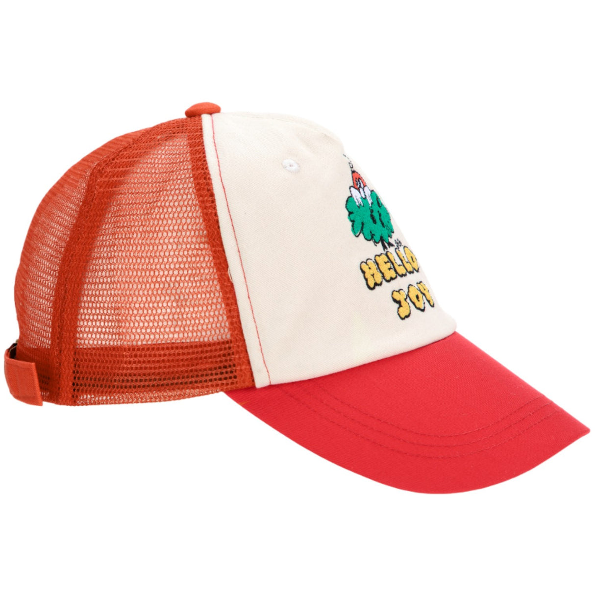 Bobo Choses Red Hello Joy Mesh Cap