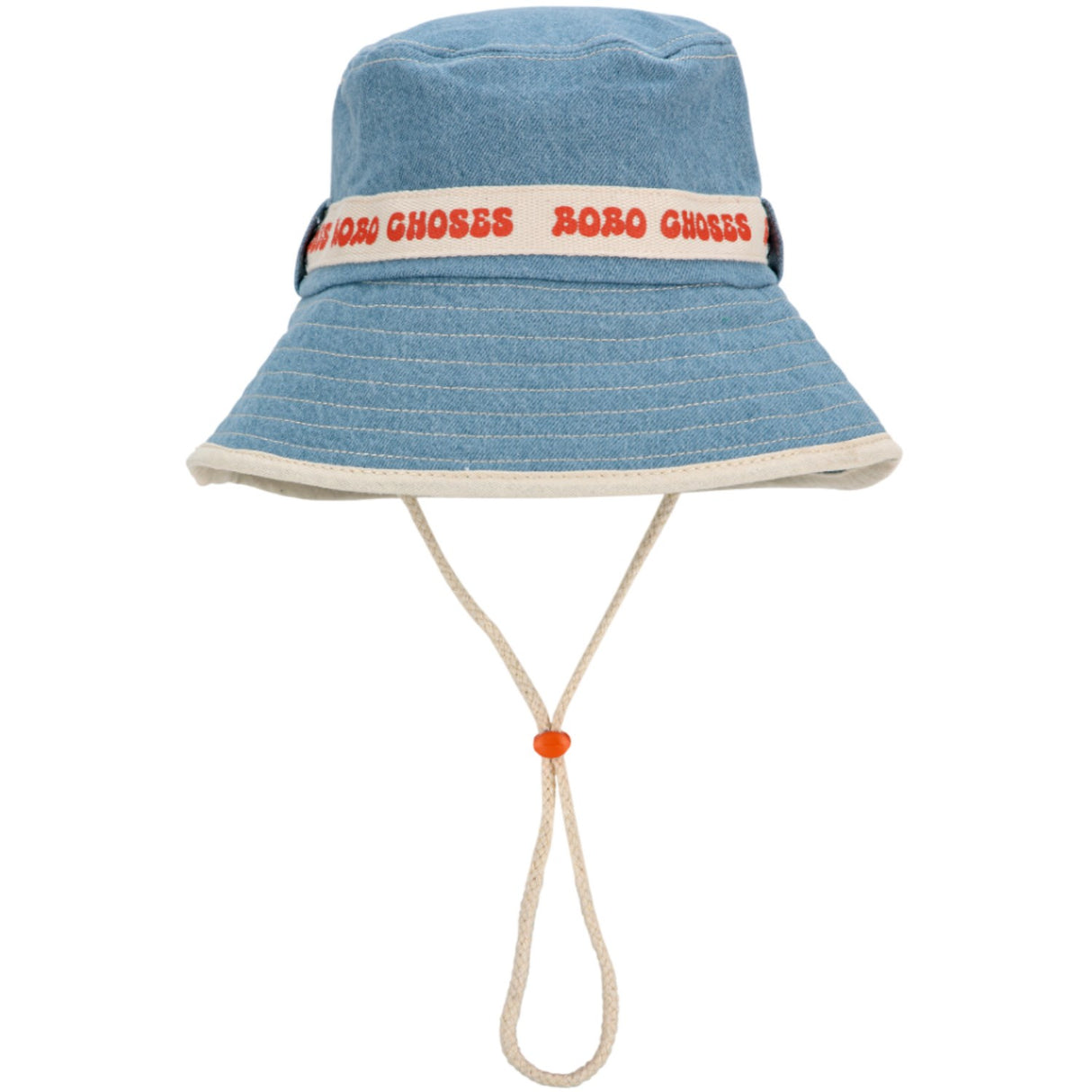 Bobo Choses Light Blue Light Denim Bucket Hat