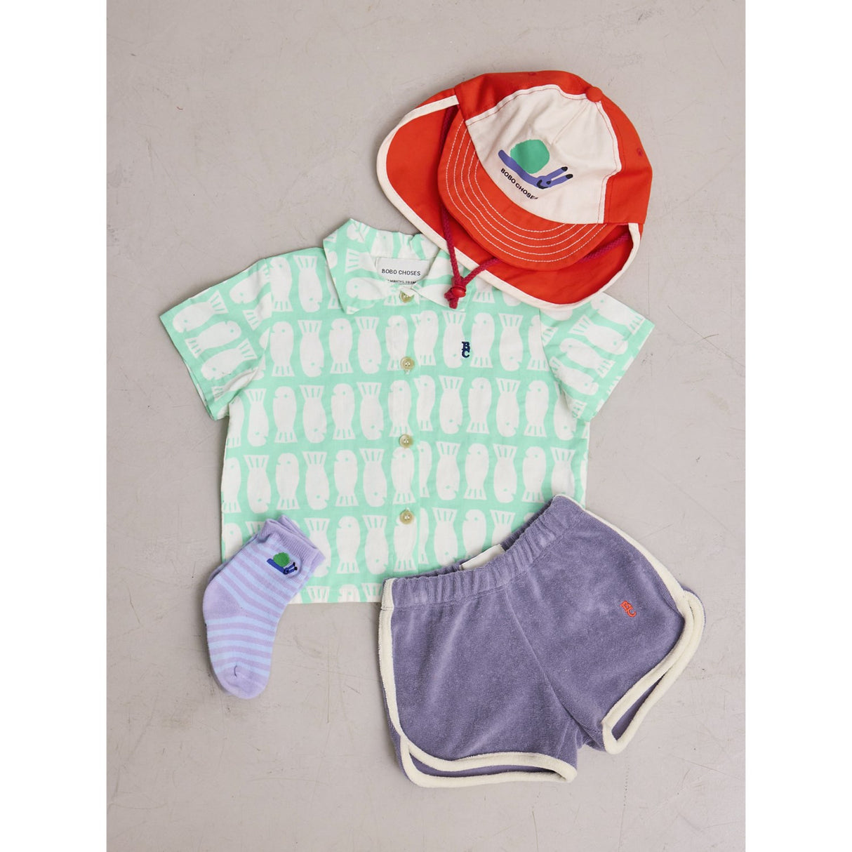 Bobo Choses Multicolor Funny Snail Cap