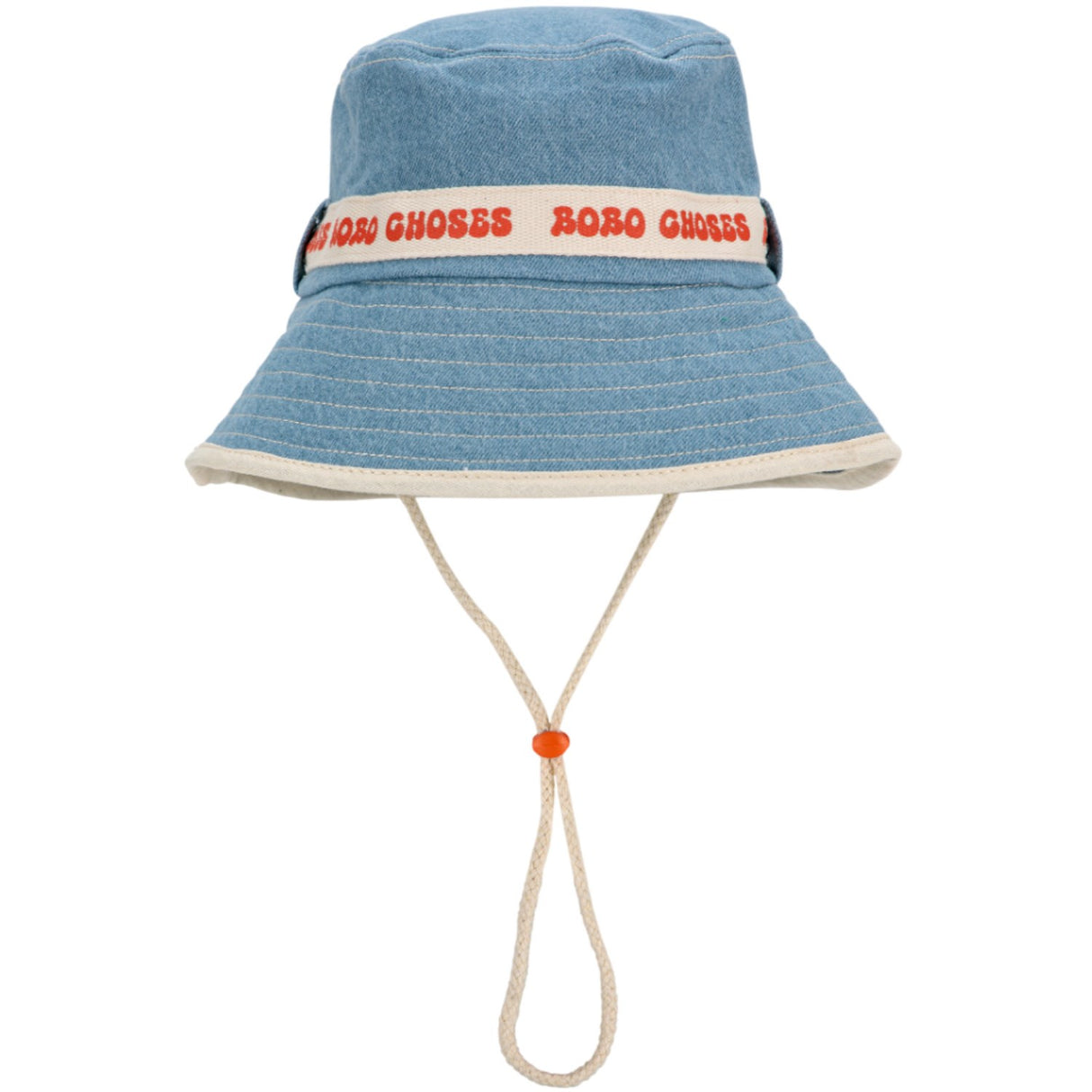 Bobo Choses Light Blue Light Denim Bucket Hat