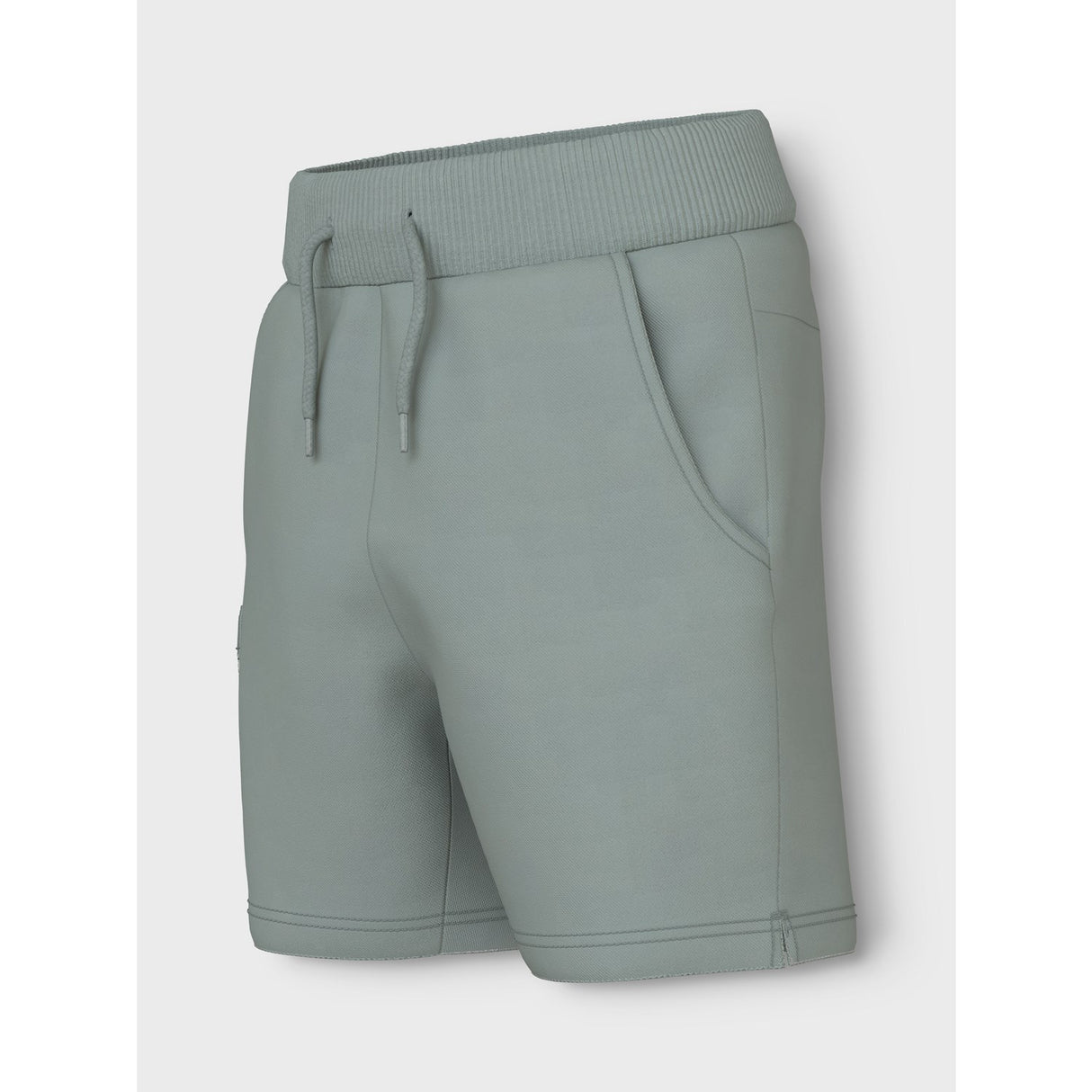 Name It Slate Gray Vivasse Long Sweat Shorts