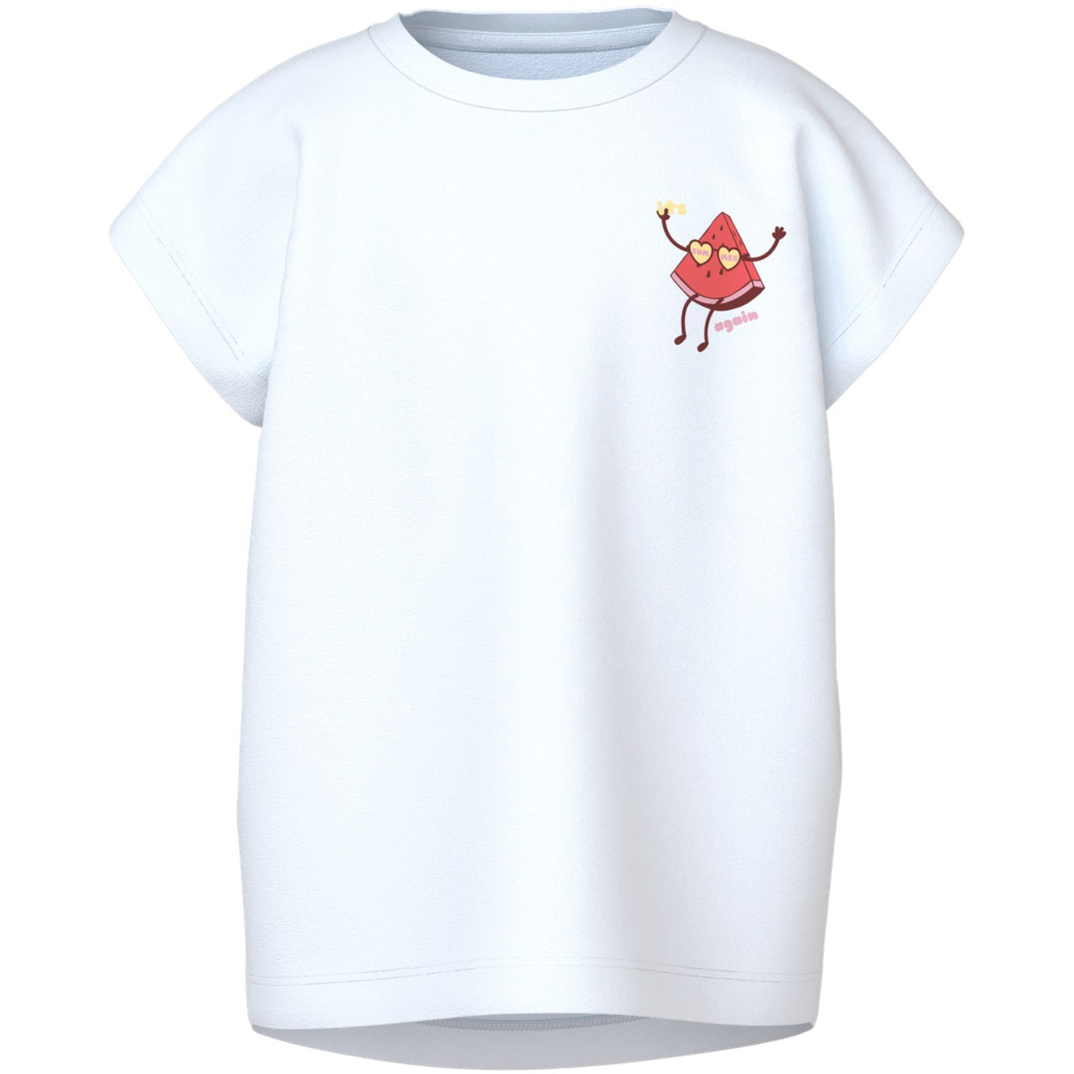 Name It Bright White Watermelon Varutti Capsl Loose T-Shirt