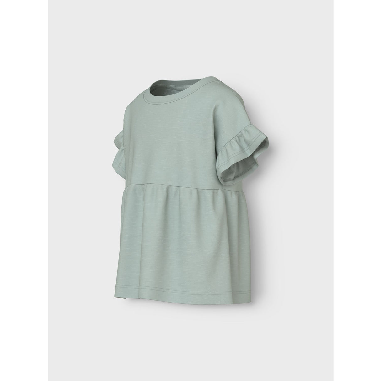 Name It Aqua Gray Vavina Top