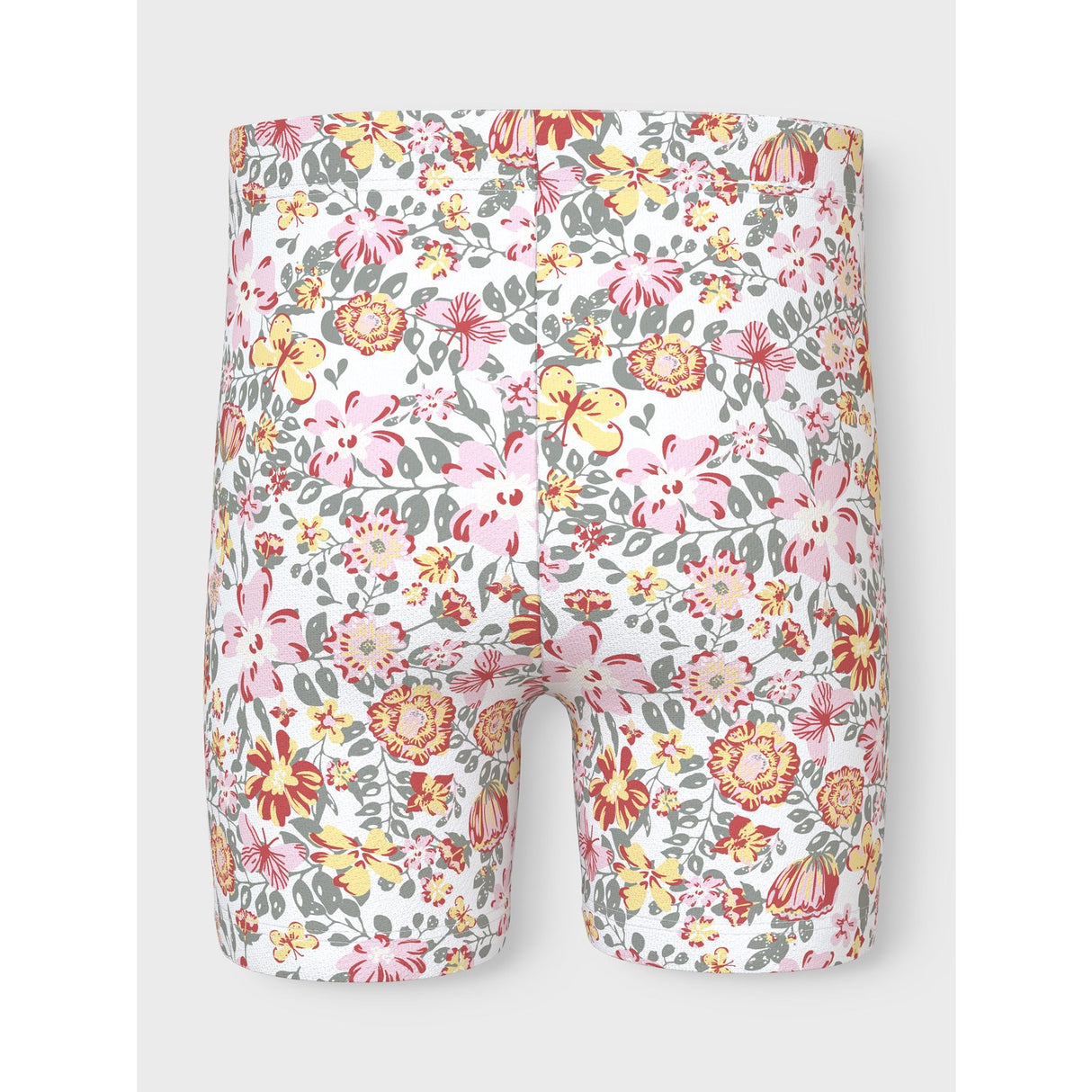 Name It Bright White Yellow Flower Vayo Short Leggings