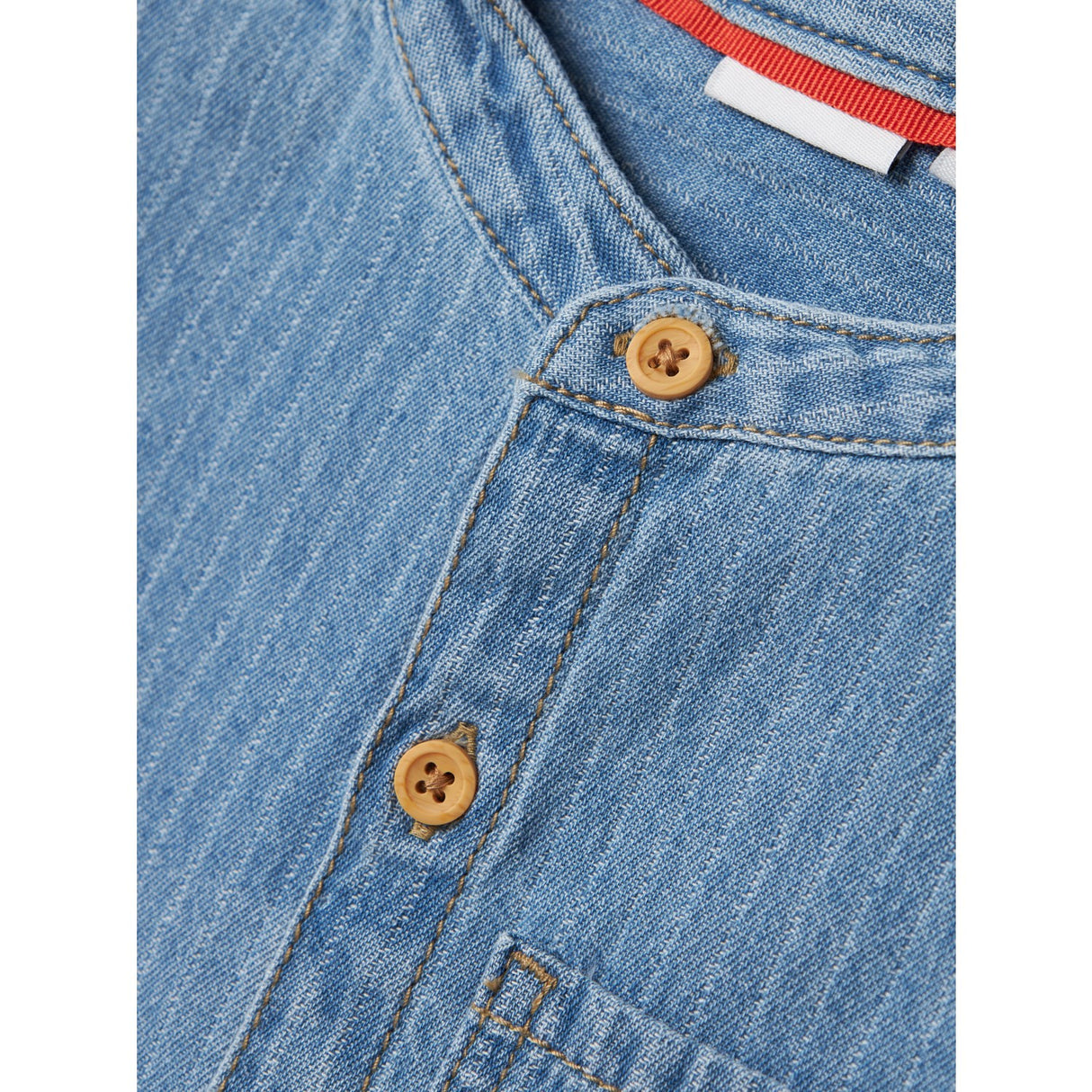 Name It Light Blue Denim Stripes Fido Denim Shirt