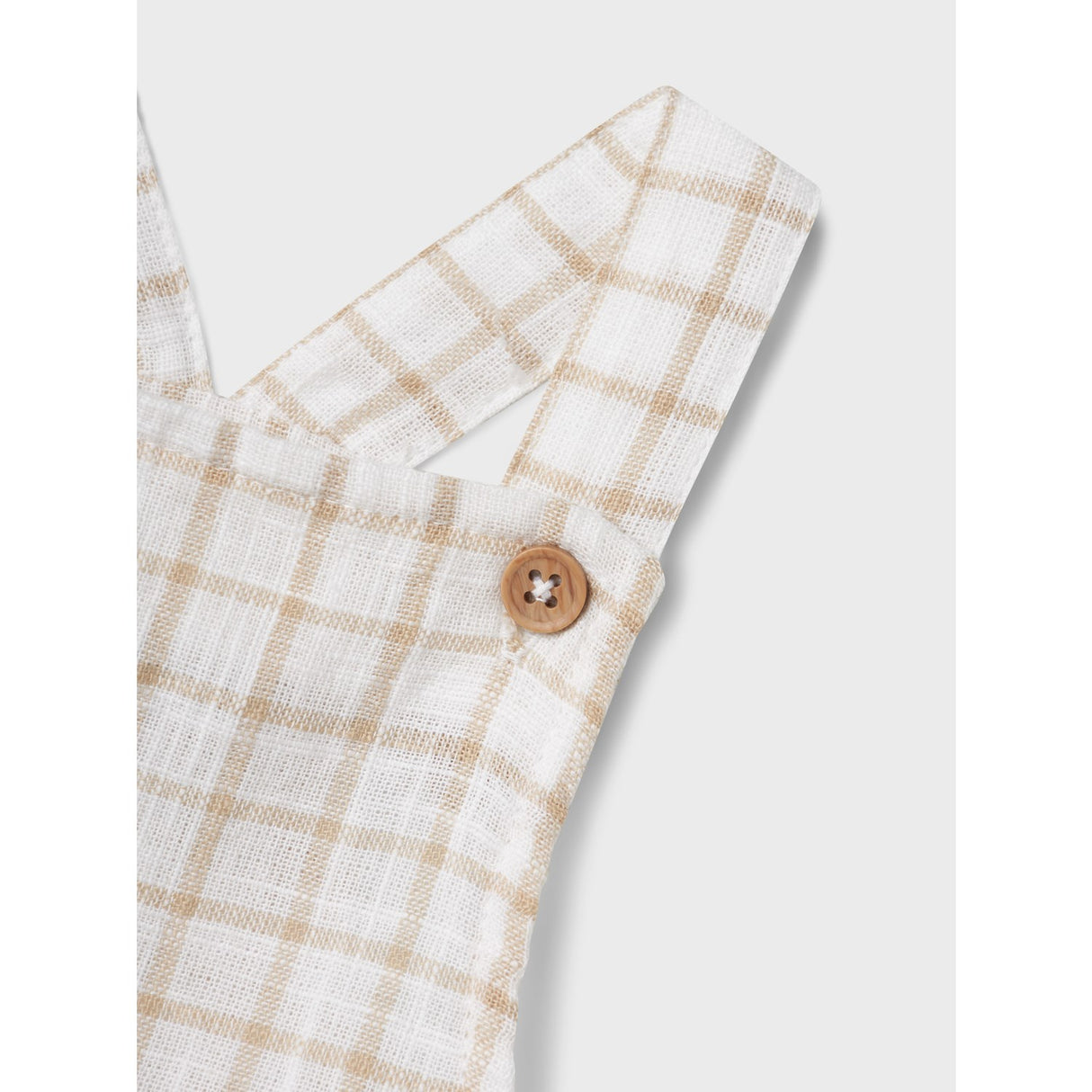 Name It Bright White Halom Short Overall