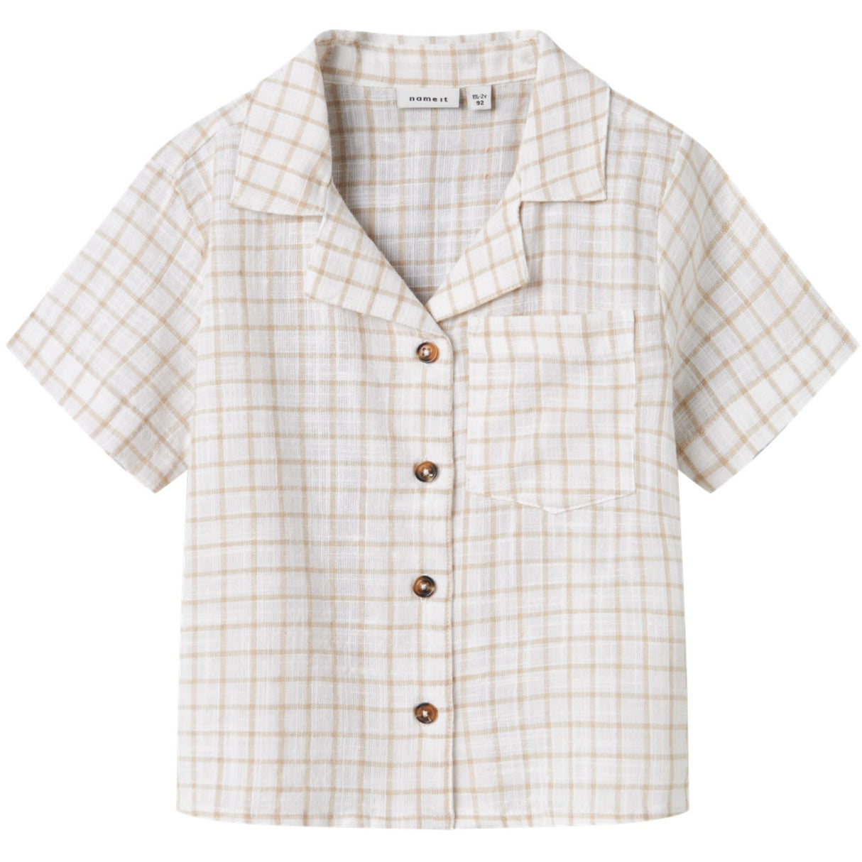 Name It Bright White Halom Regular Shirt