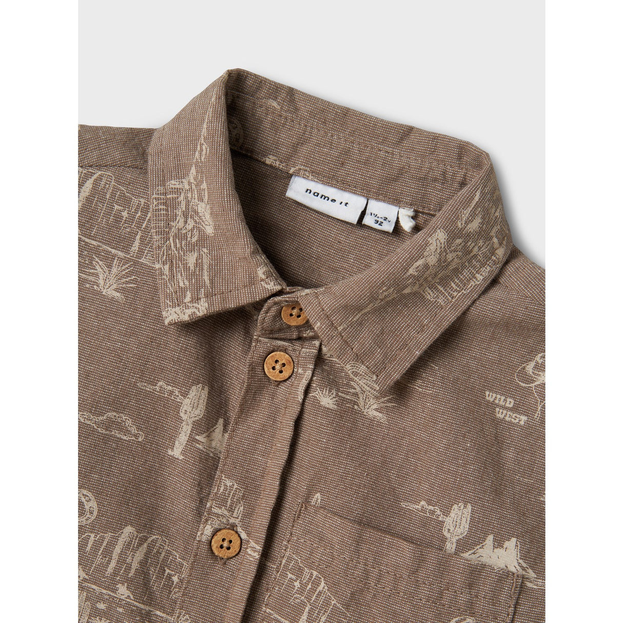 Name It Walnut Hestern Regular Shirt