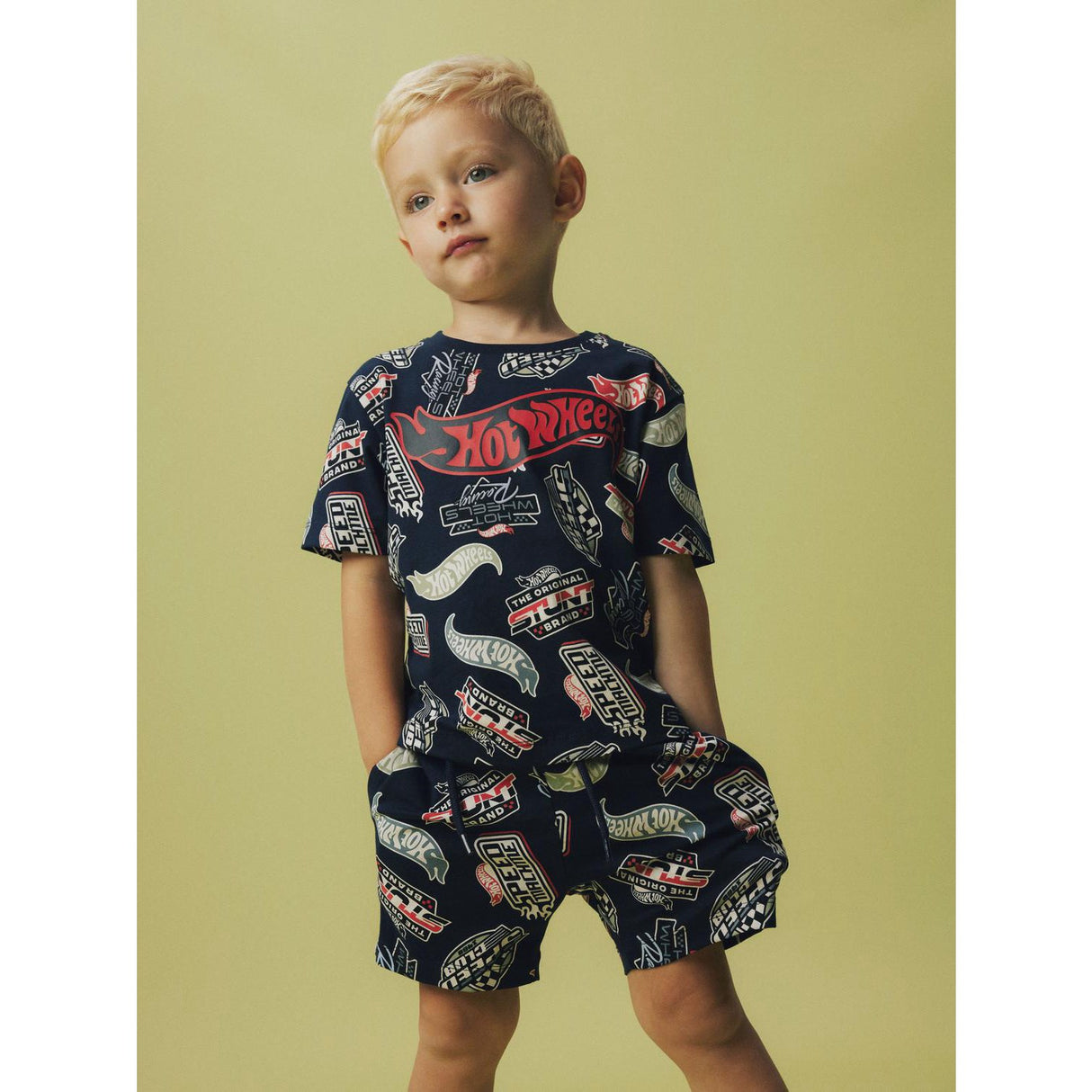 Name It Navy Blazer Ary Hot Wheels Regular T-Shirt