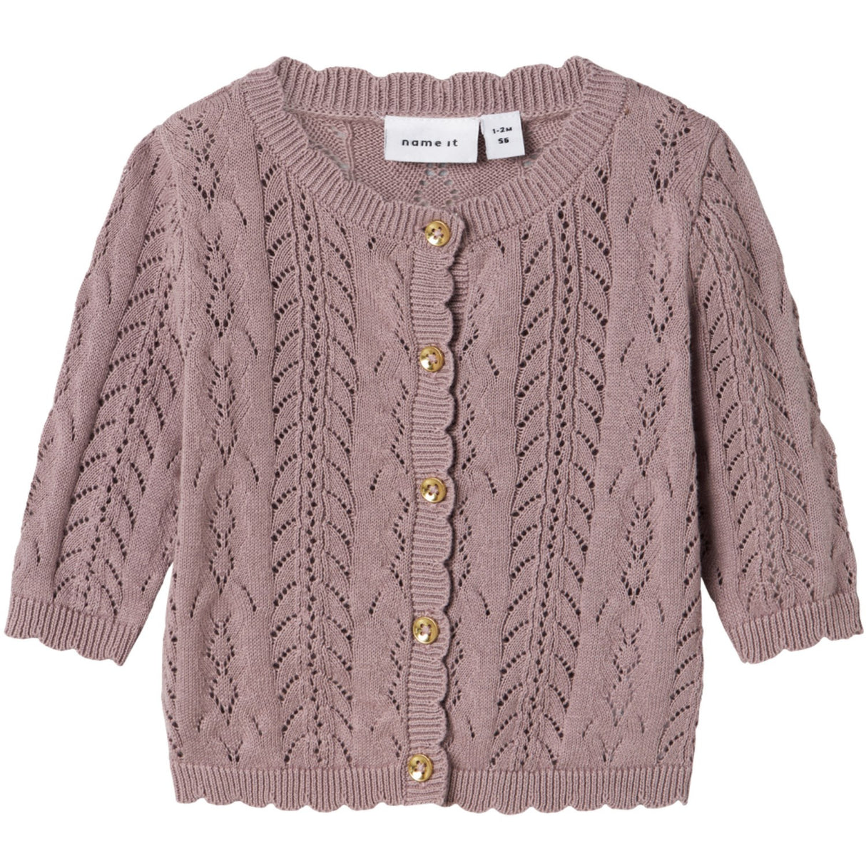Name It Purple Dove Jollie Knit Cardigan