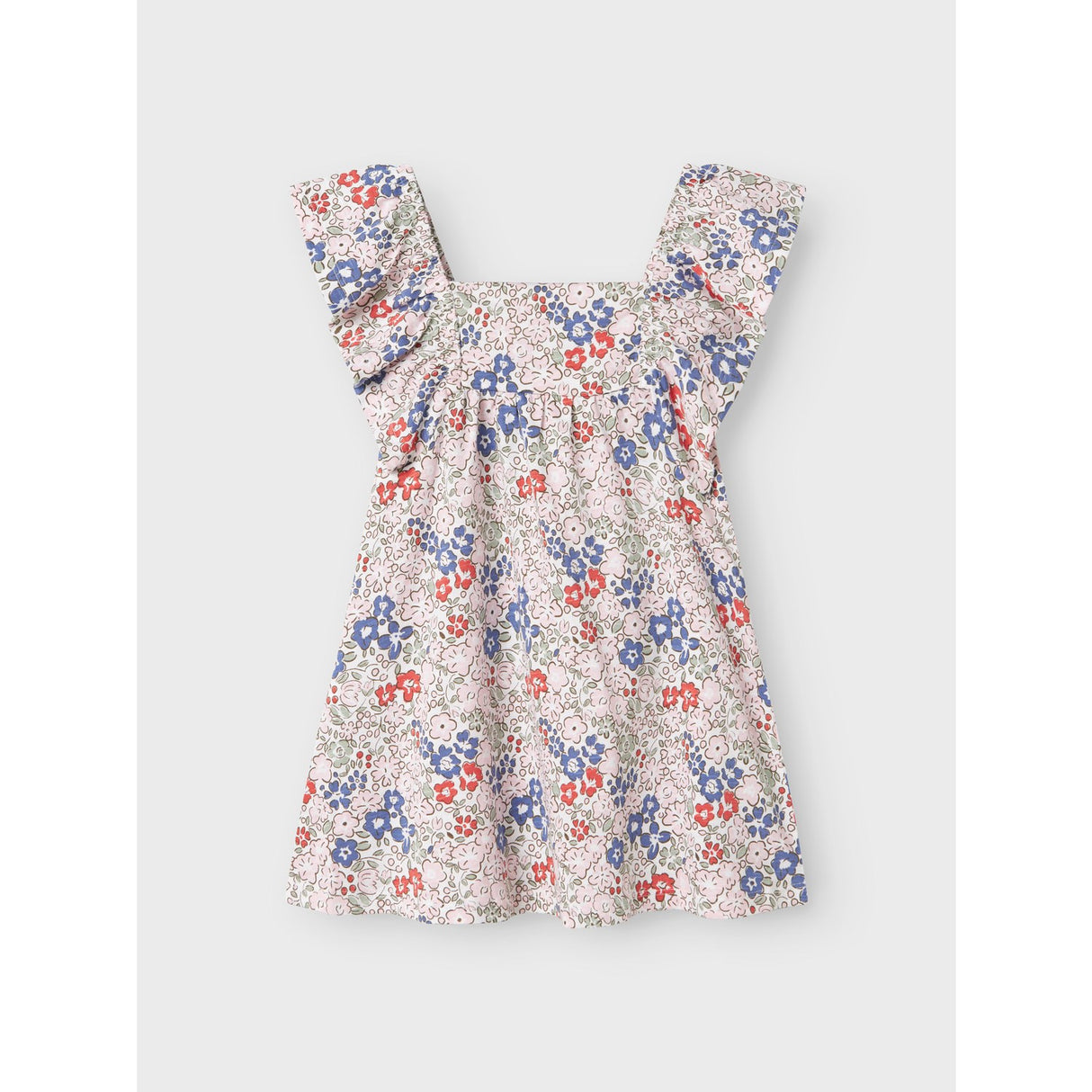 Name It Bright White Haile Cap Dress