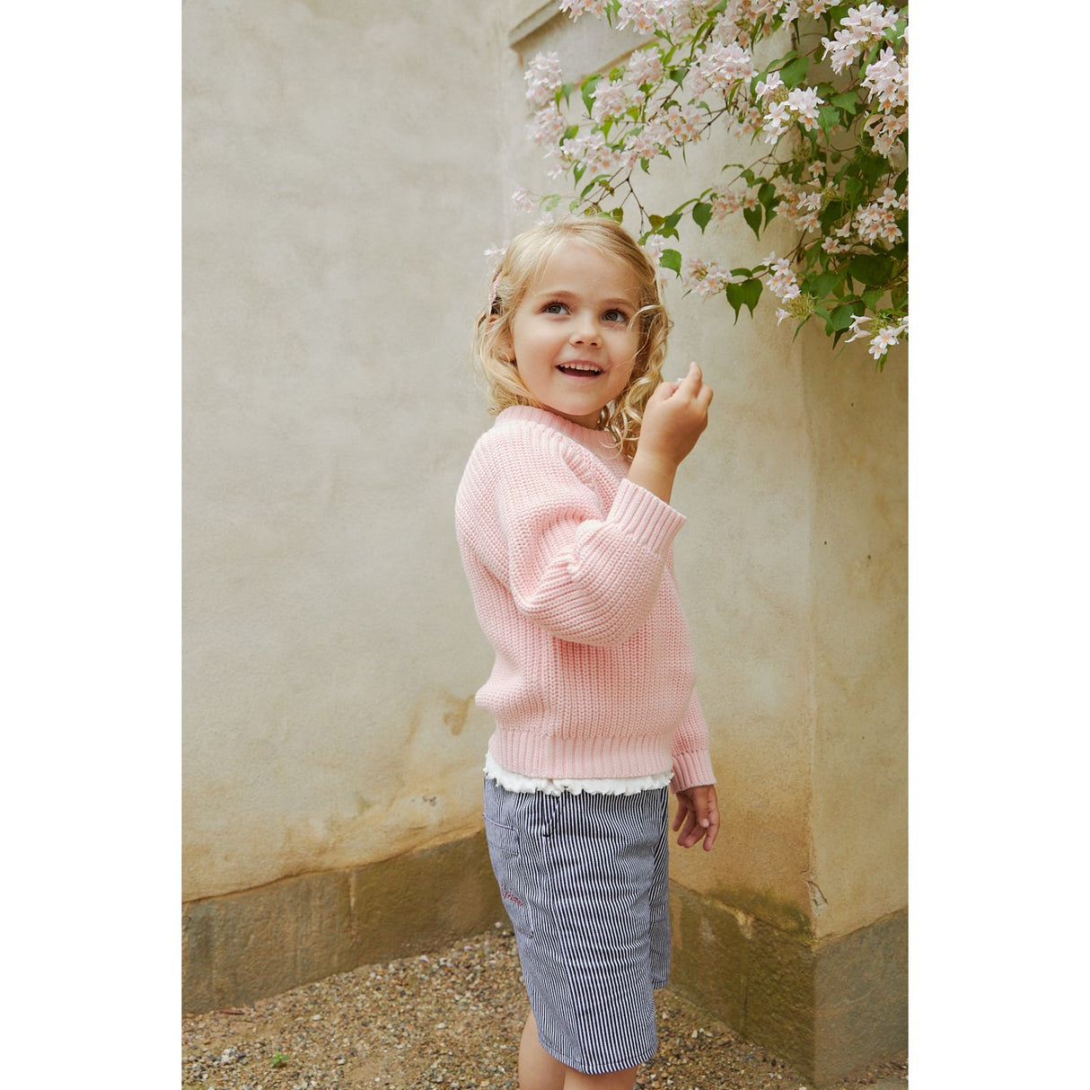 COPENHAGEN COLORS Ballerina Knitted Classic Rib Blouse