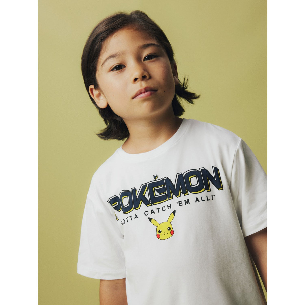 Name It Bright White Mat Pokemon Regular T-Shirt