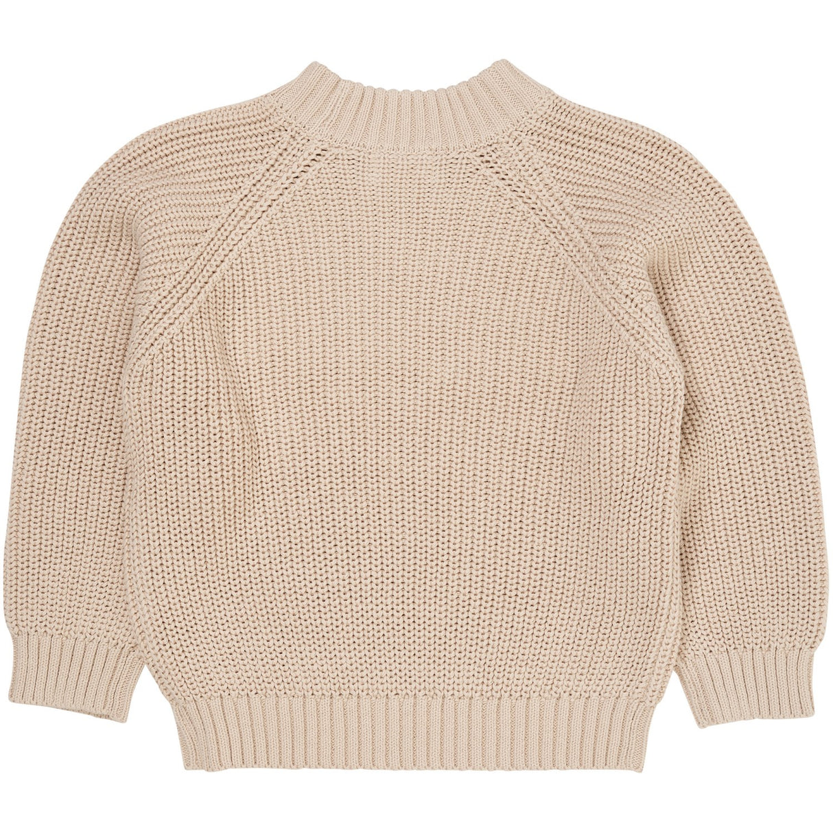 COPENHAGEN COLORS Beige Knitted Classic Rib Blouse