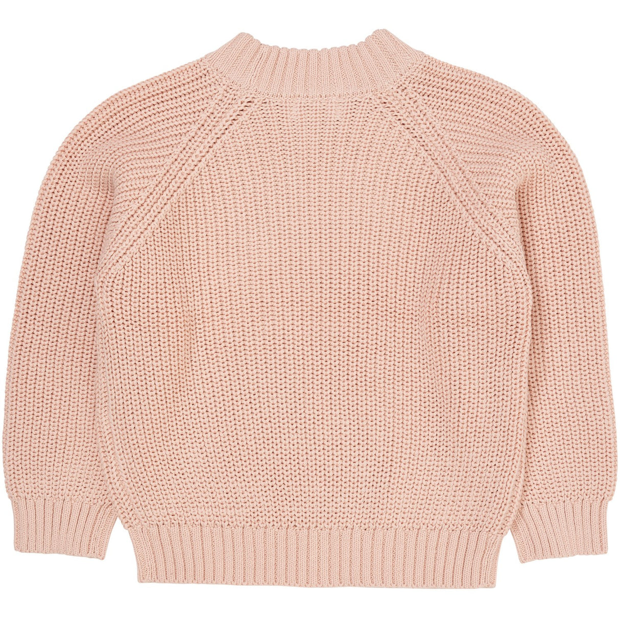 COPENHAGEN COLORS Dusty Rose Knitted Classic Rib Blouse