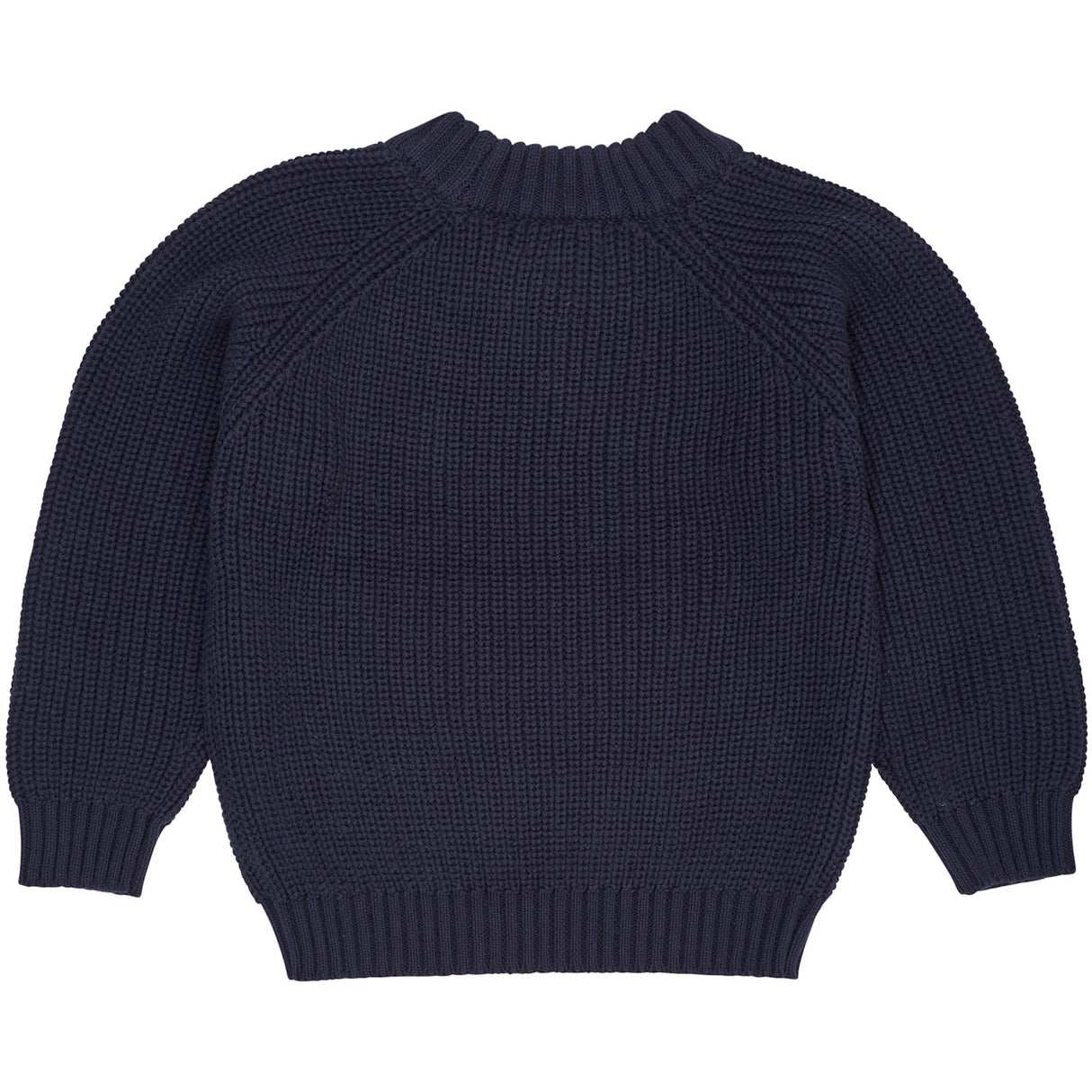 COPENHAGEN COLORS Navy Knitted Classic Rib Blouse
