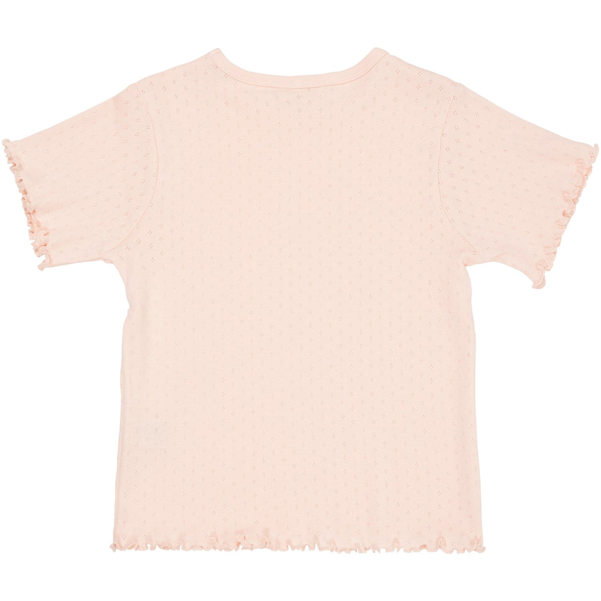 COPENHAGEN COLORS Dusty Rose Summer Pointelle T-Shirt Ss
