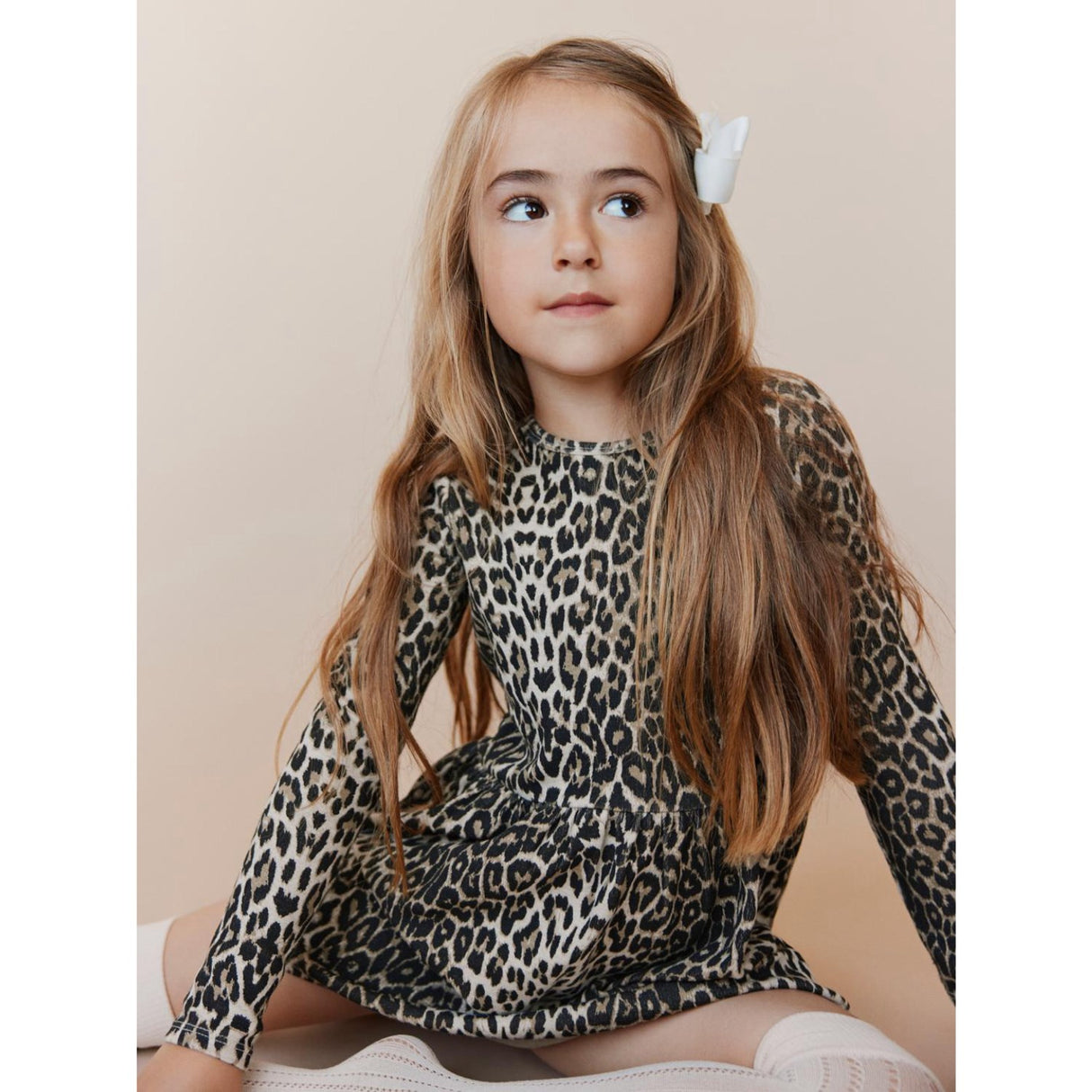 Sofie Schnoor Light Brown Leopard Dress