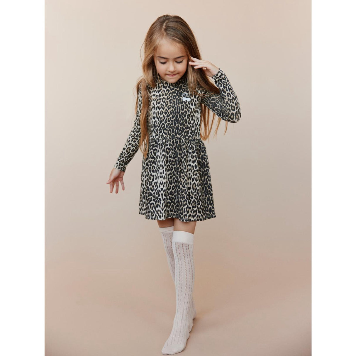 Sofie Schnoor Light Brown Leopard Dress