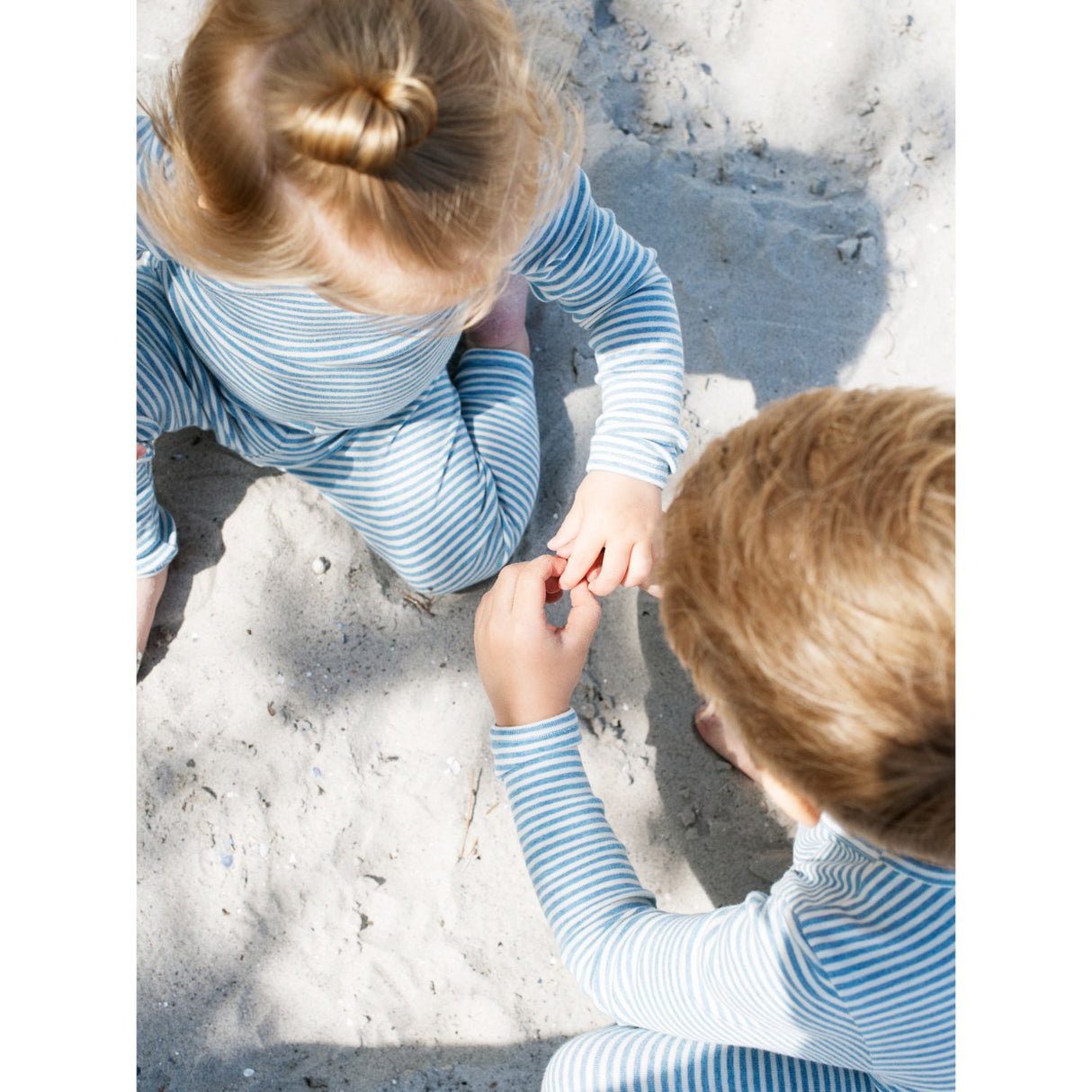 Serendipity Azur/Ecru Baby Body Stripe