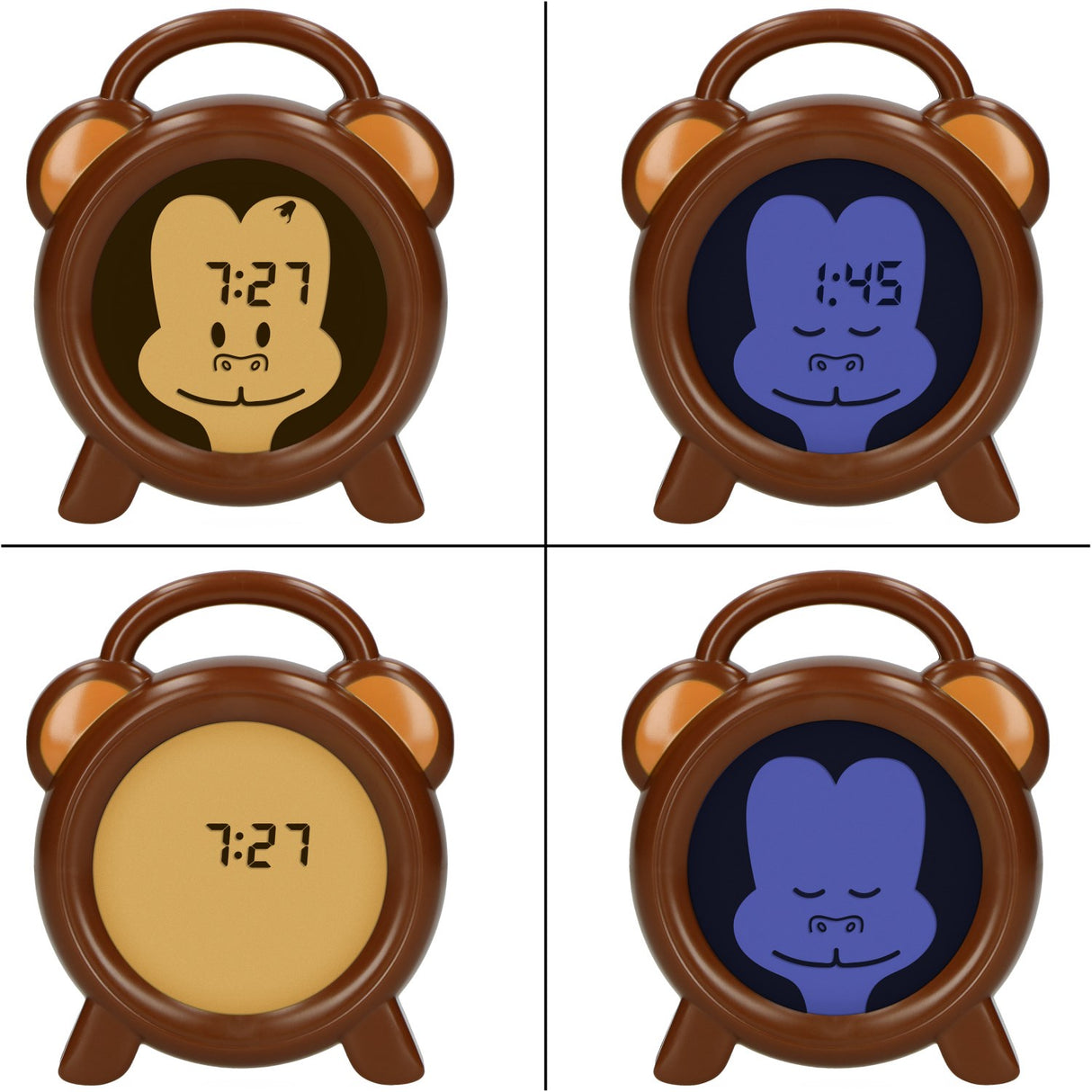 Alecto Monkey Sleep Trainer, Night Light And Alarm Clock