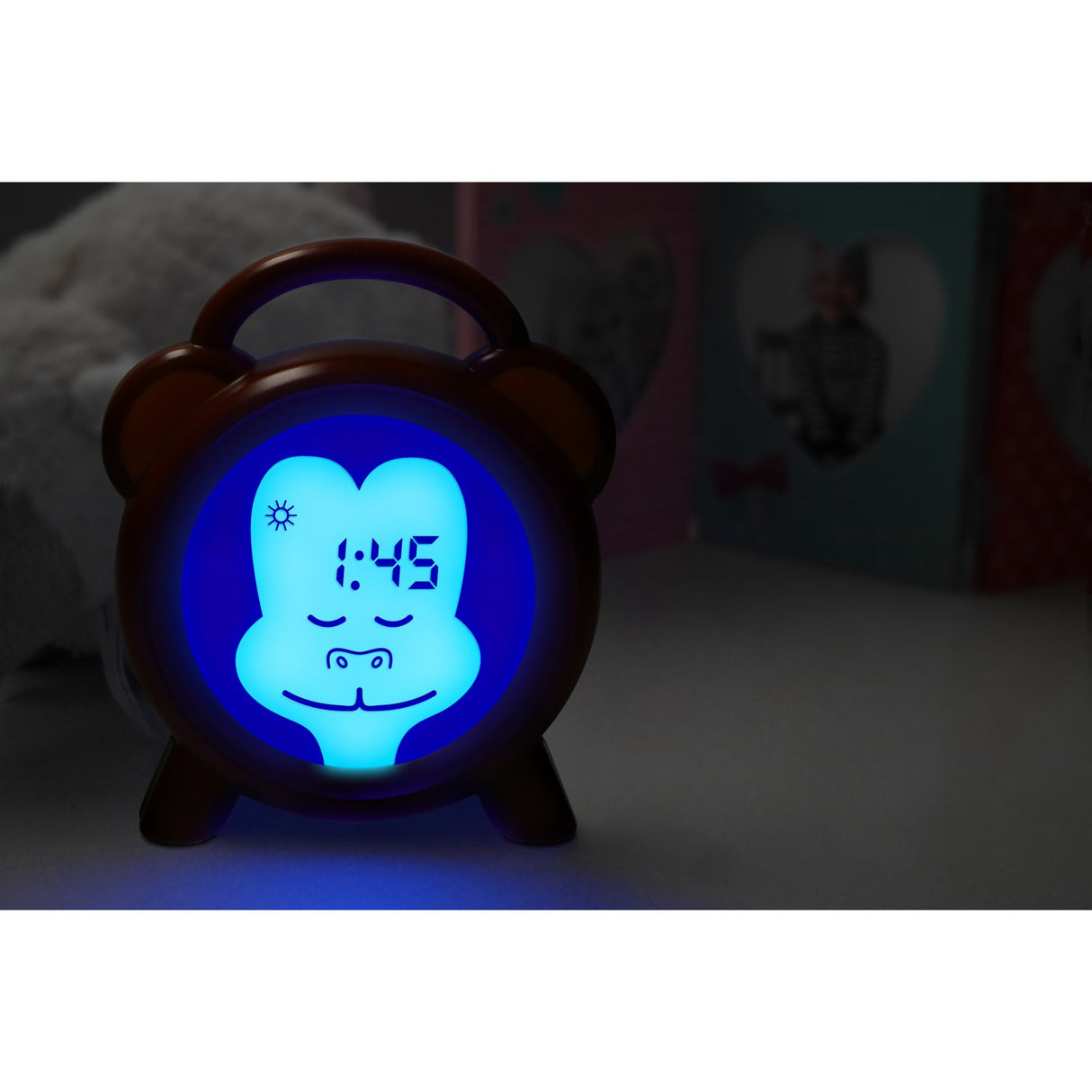 Alecto Monkey Sleep Trainer, Night Light And Alarm Clock
