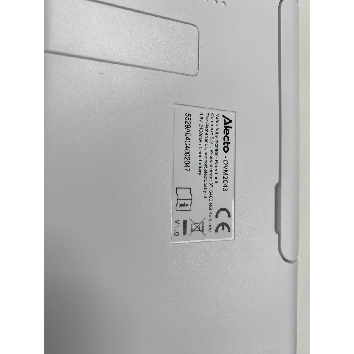 Alecto Video Baby Monitor With 4.3 Inch Color Display