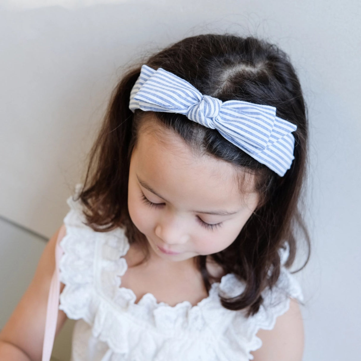 Mimi & Lula Hairband - Seaside Stripe Bow Amalfi