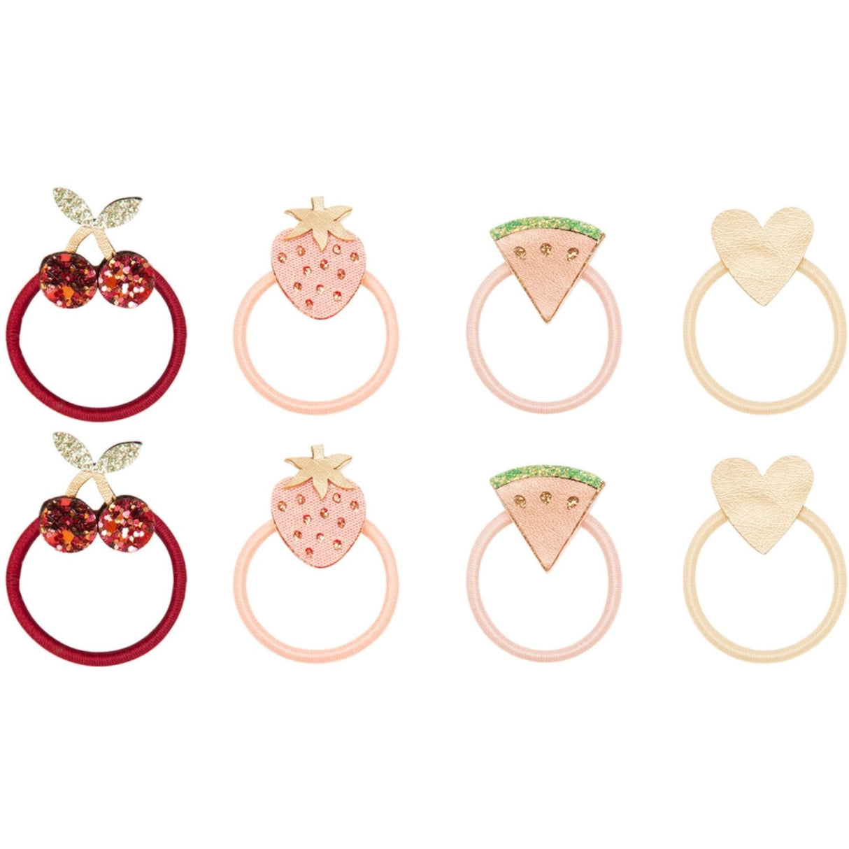 Mimi & Lula 8 Hair Elastics - Mini Fruit Florence