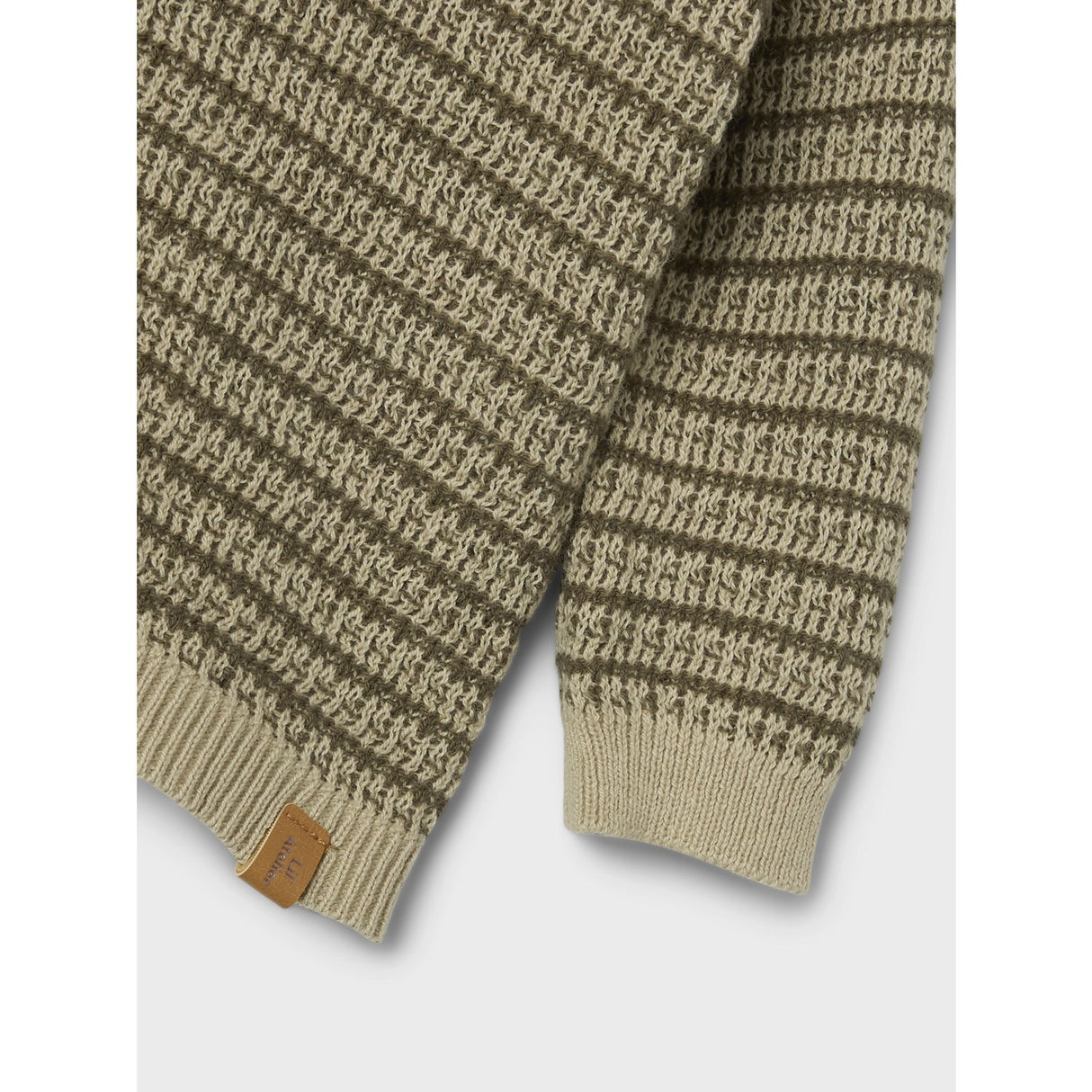 Lil'Atelier Moss Gray Barker Knit Polo