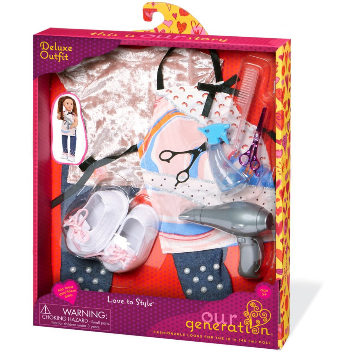 Our Generation Deluxe Doll Clothing Hair Stylist