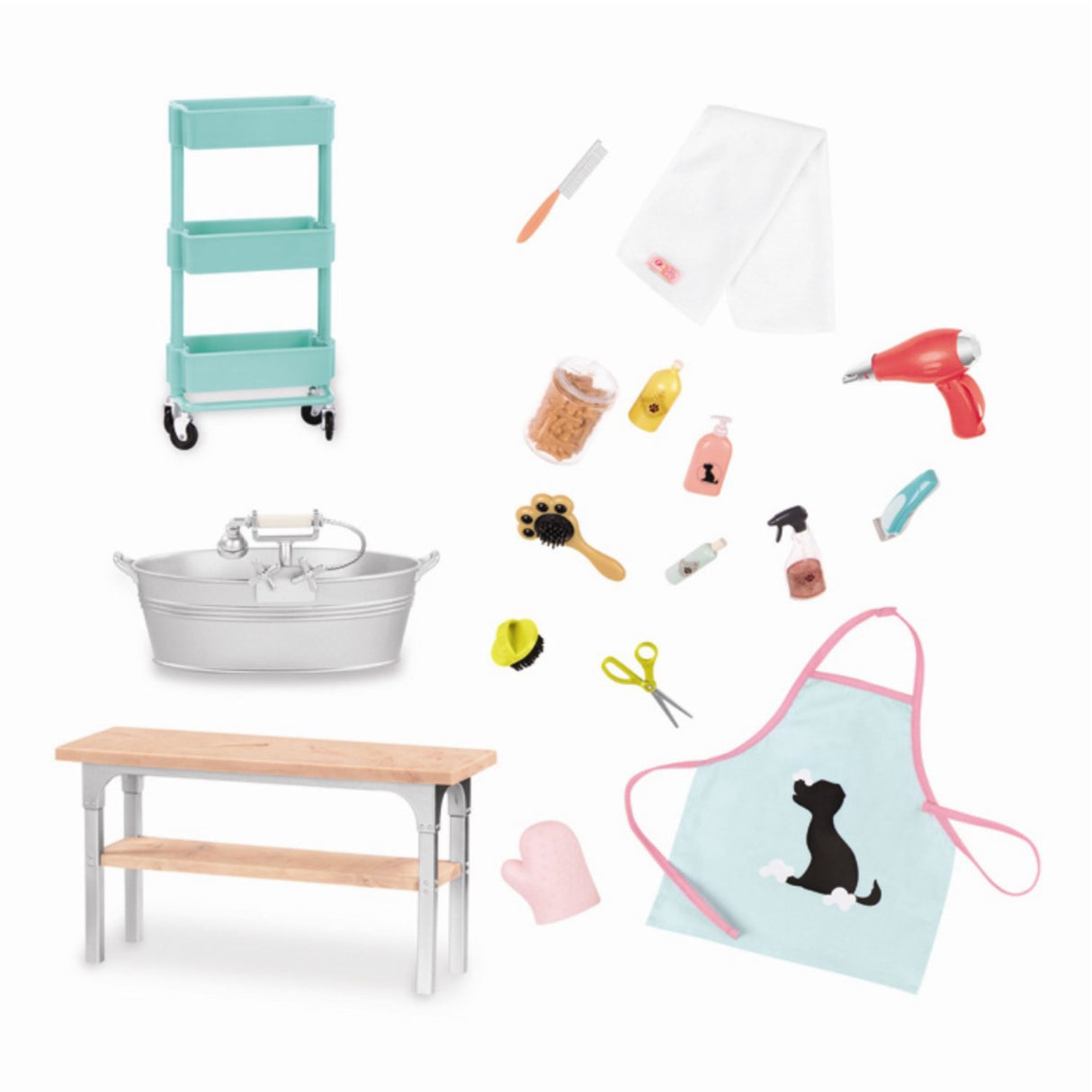 Our Generation Accessories Pet Grooming Set