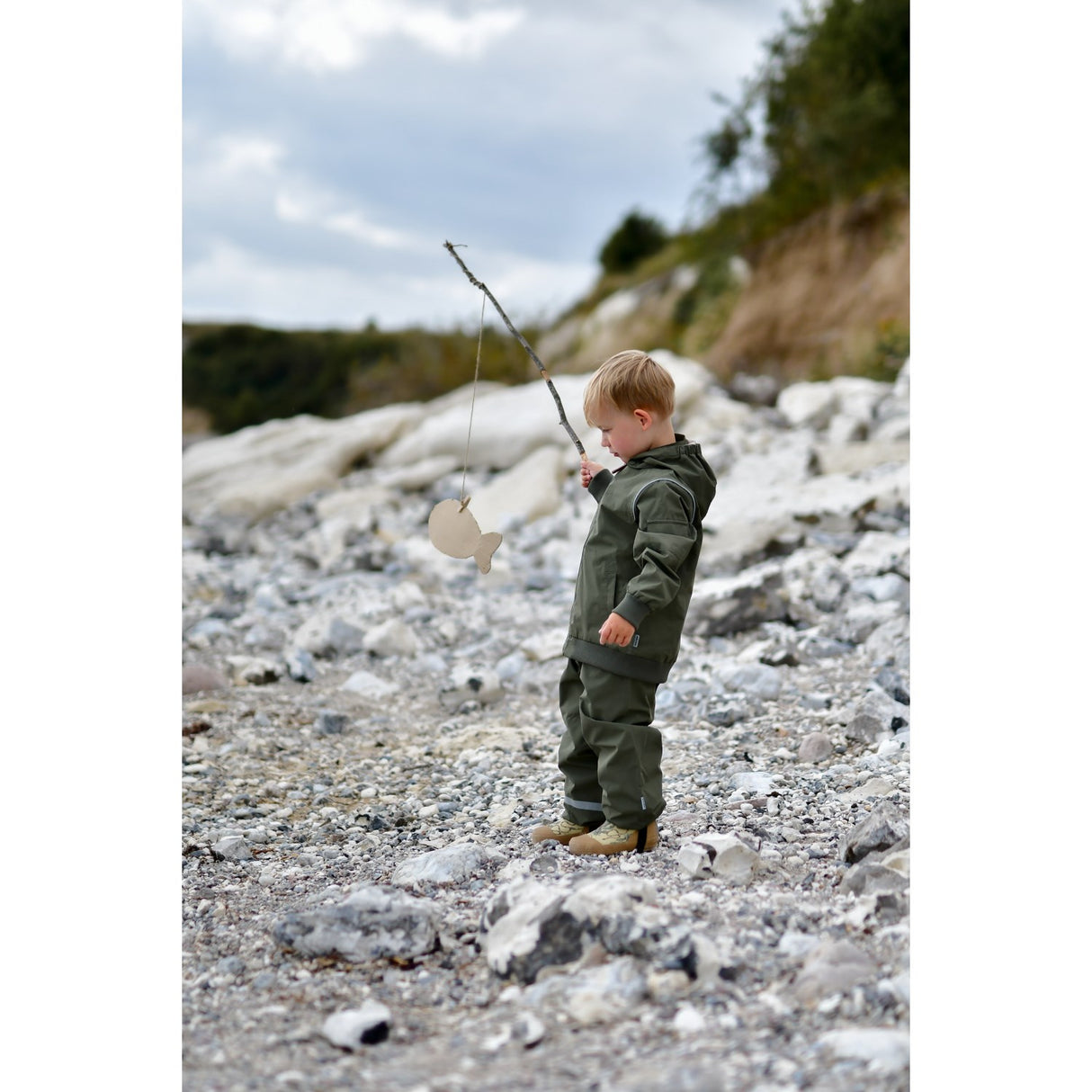 Mikk-Line Dusty Olive Shell Pants