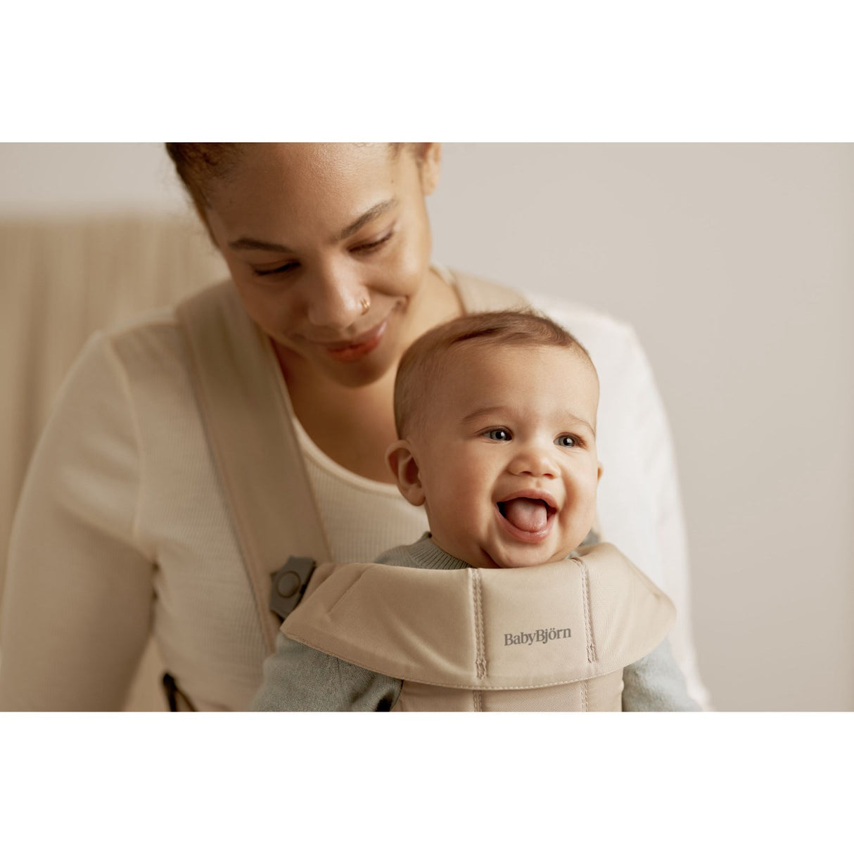 BabyBjörn Beige Baby Carrier Mini