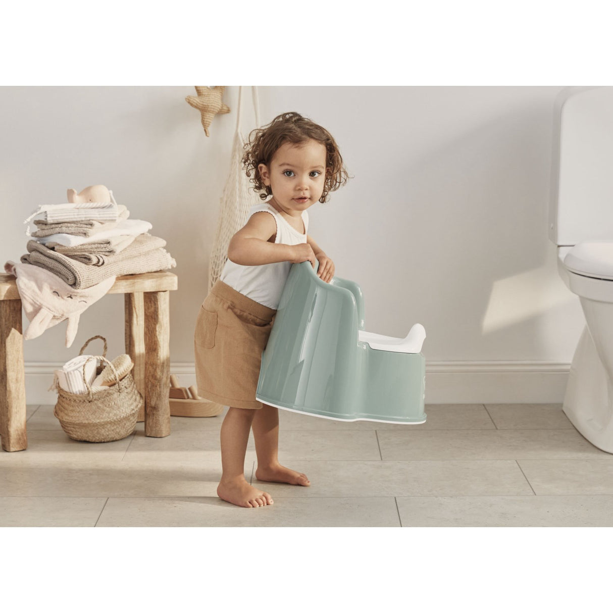 BabyBjörn Grey Green/White Potty