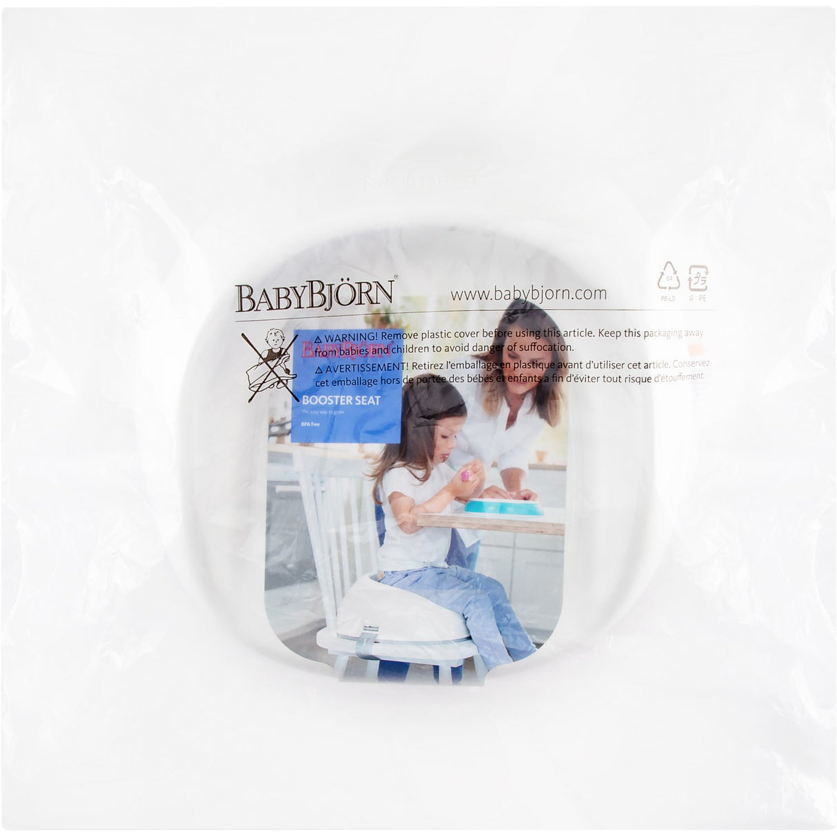 BabyBjörn White Booster Seat