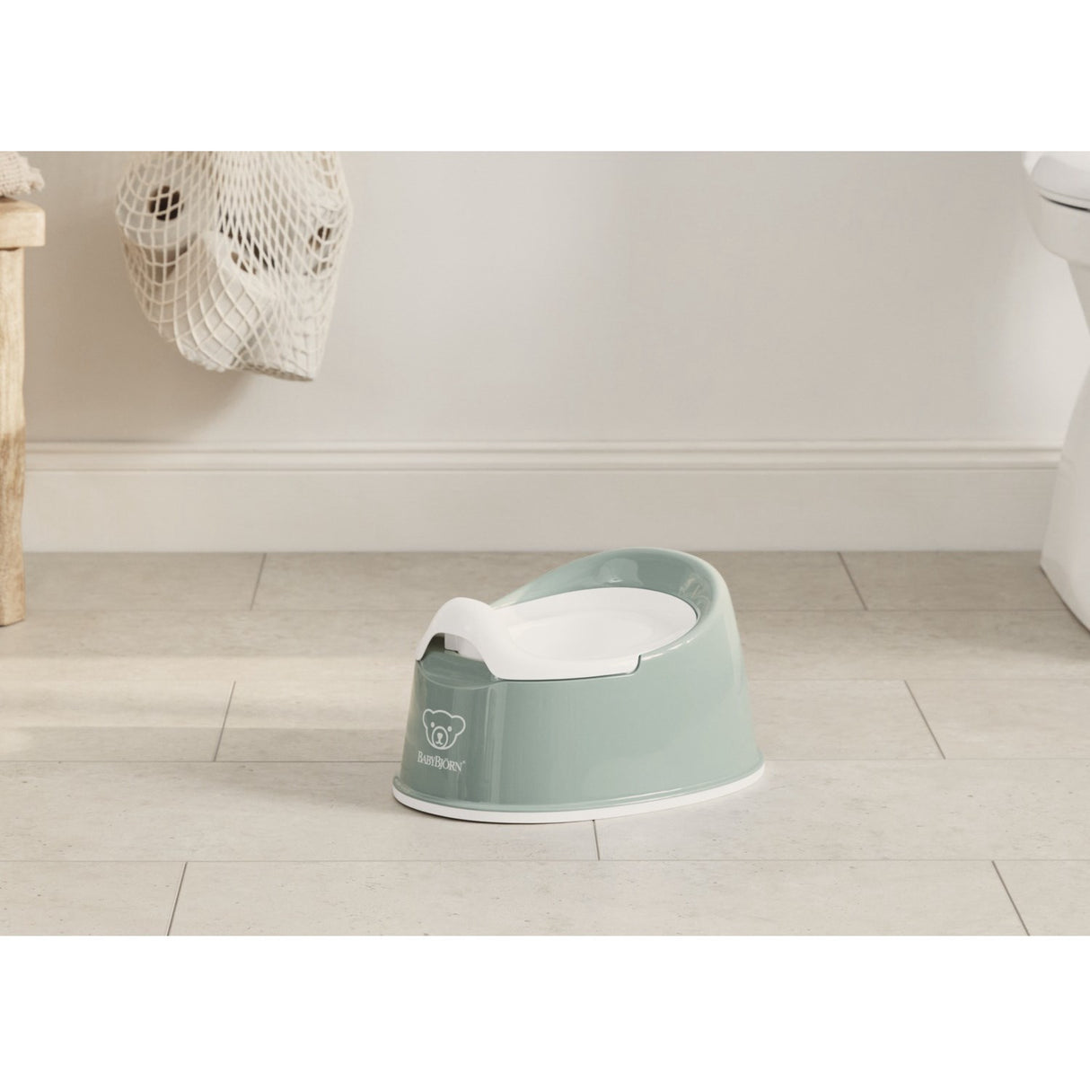 BabyBjörn Grey Green/White Smart Potty