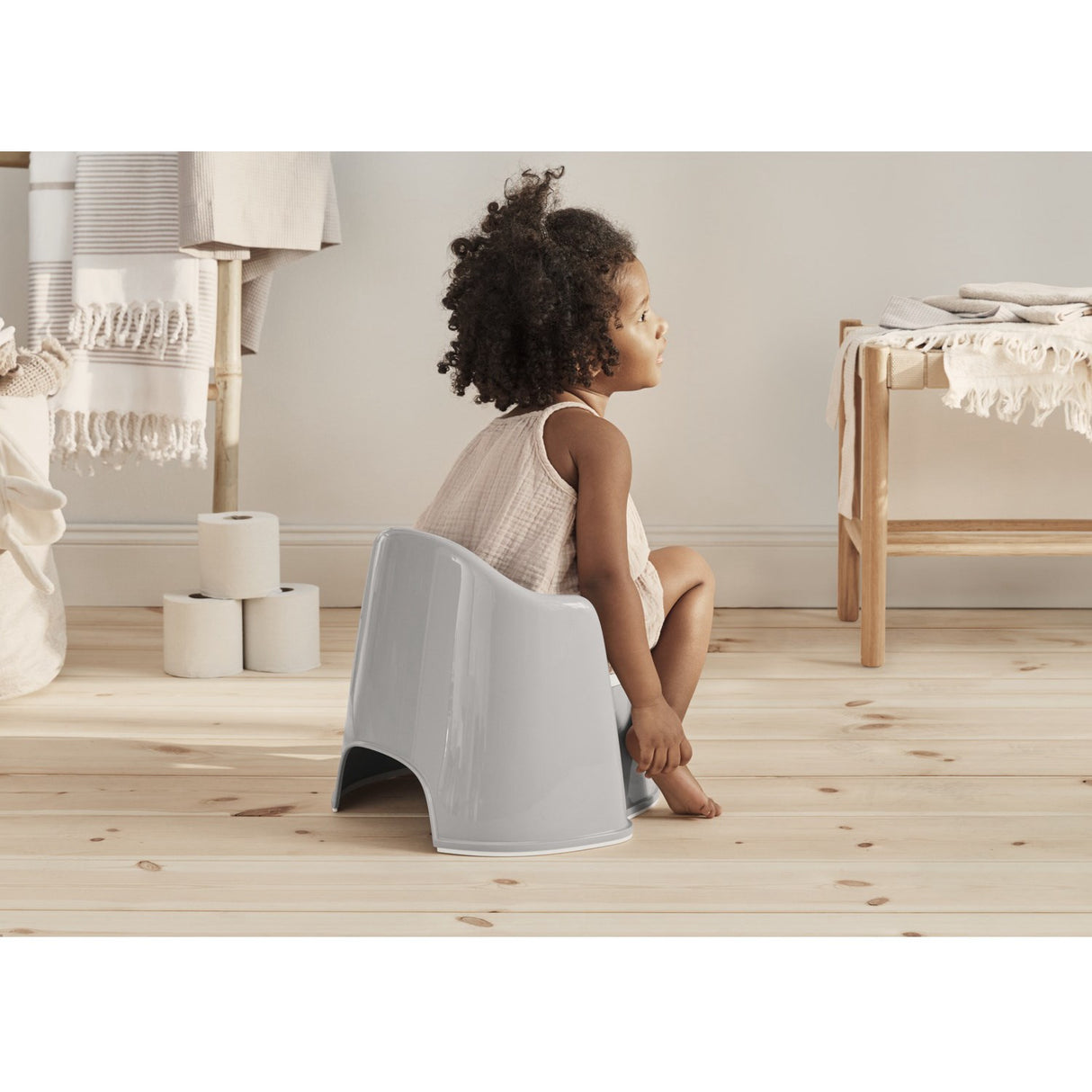 BabyBjörn Grey/White Potty