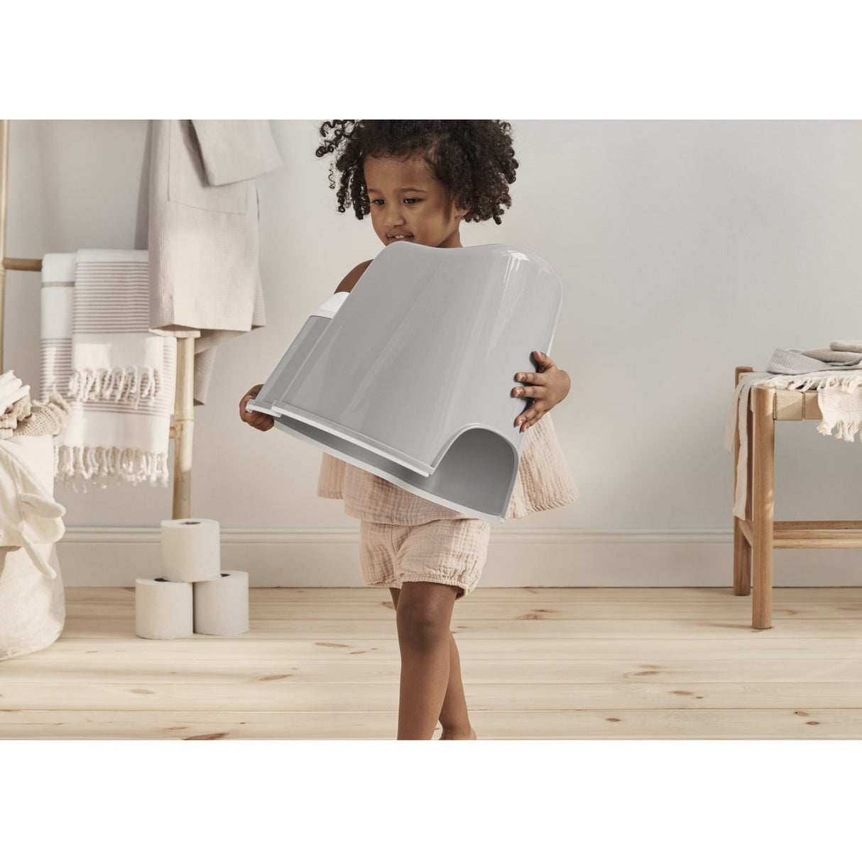 BabyBjörn Grey/White Potty