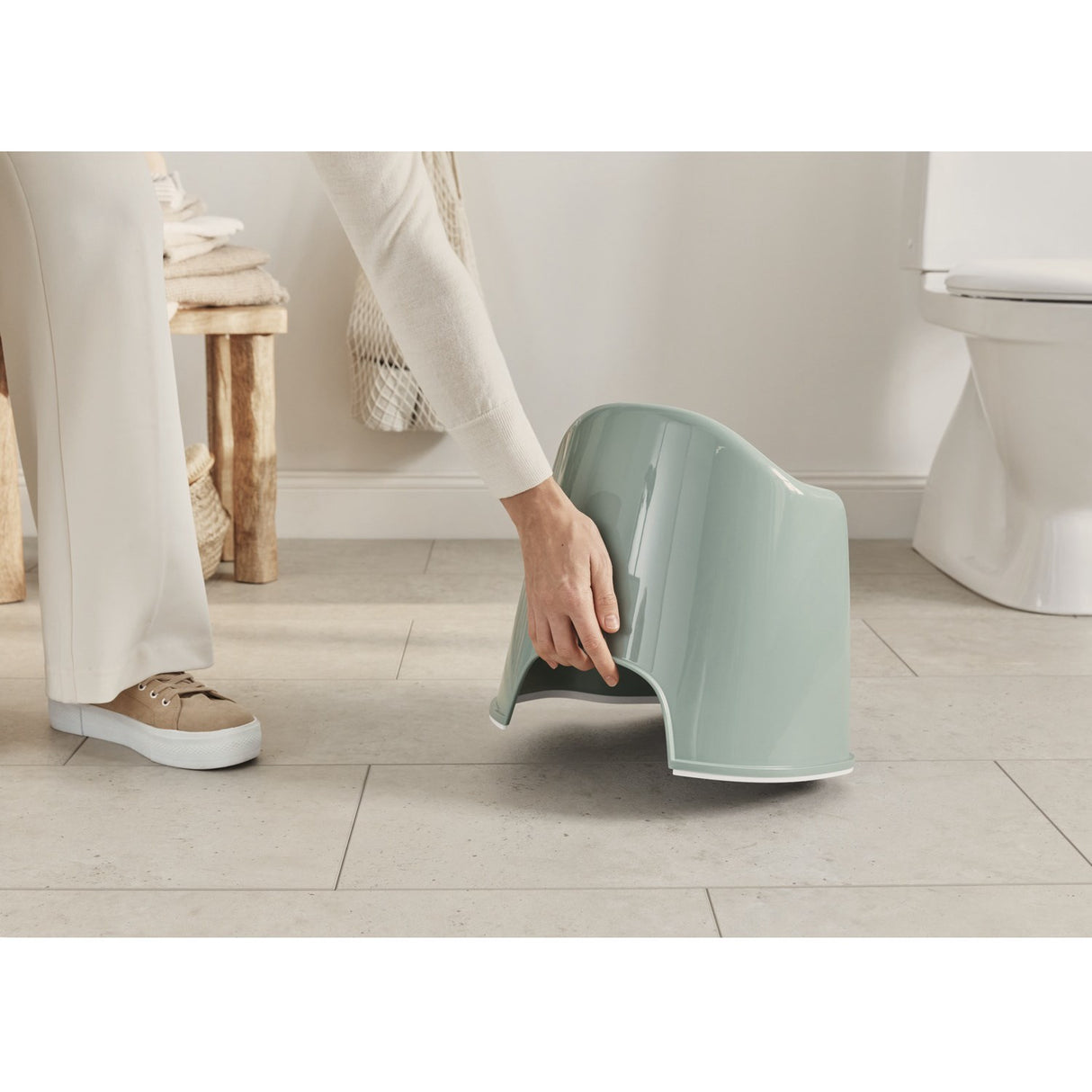 BabyBjörn Grey Green/White Potty