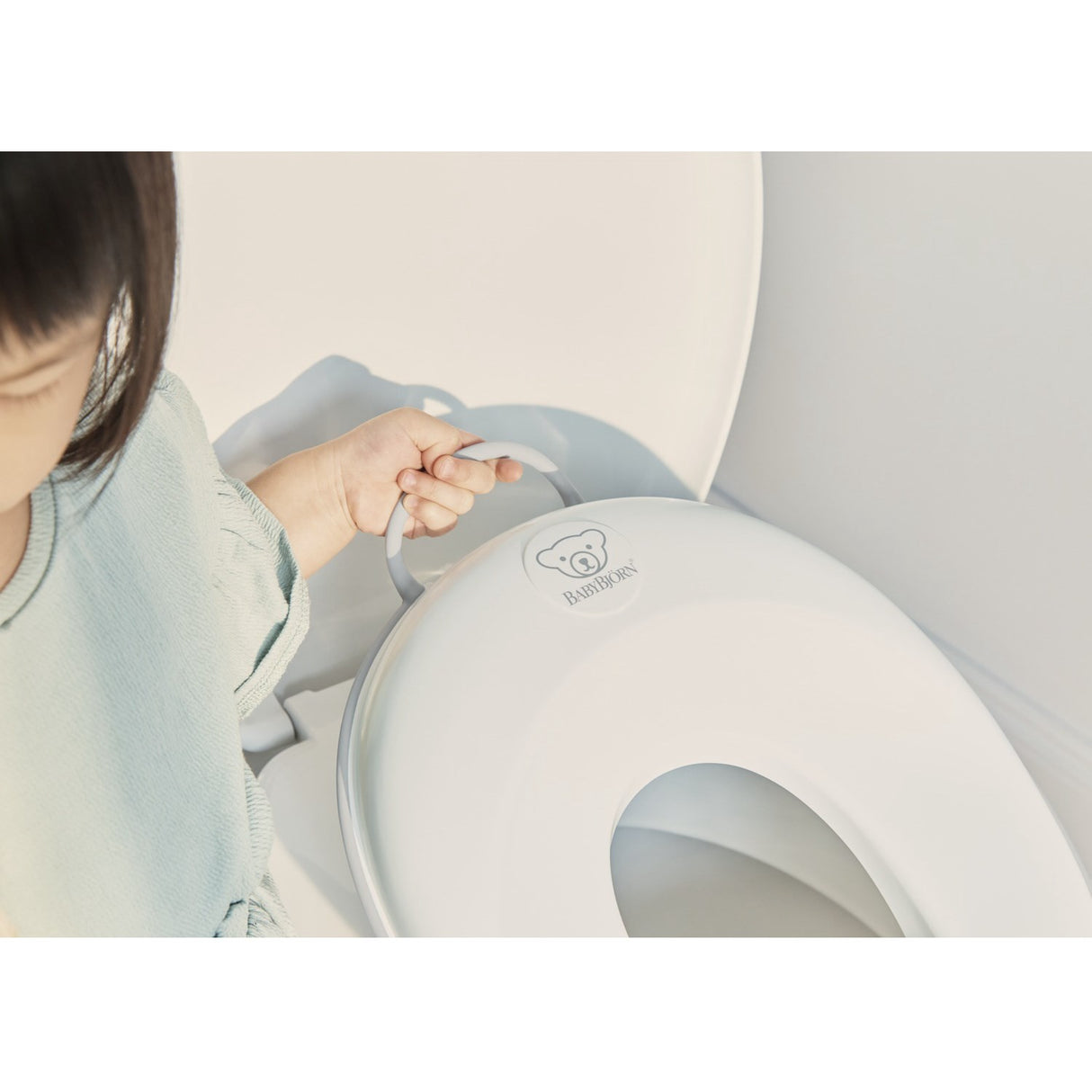 BabyBjörn White/Grey Toilet Training Seat