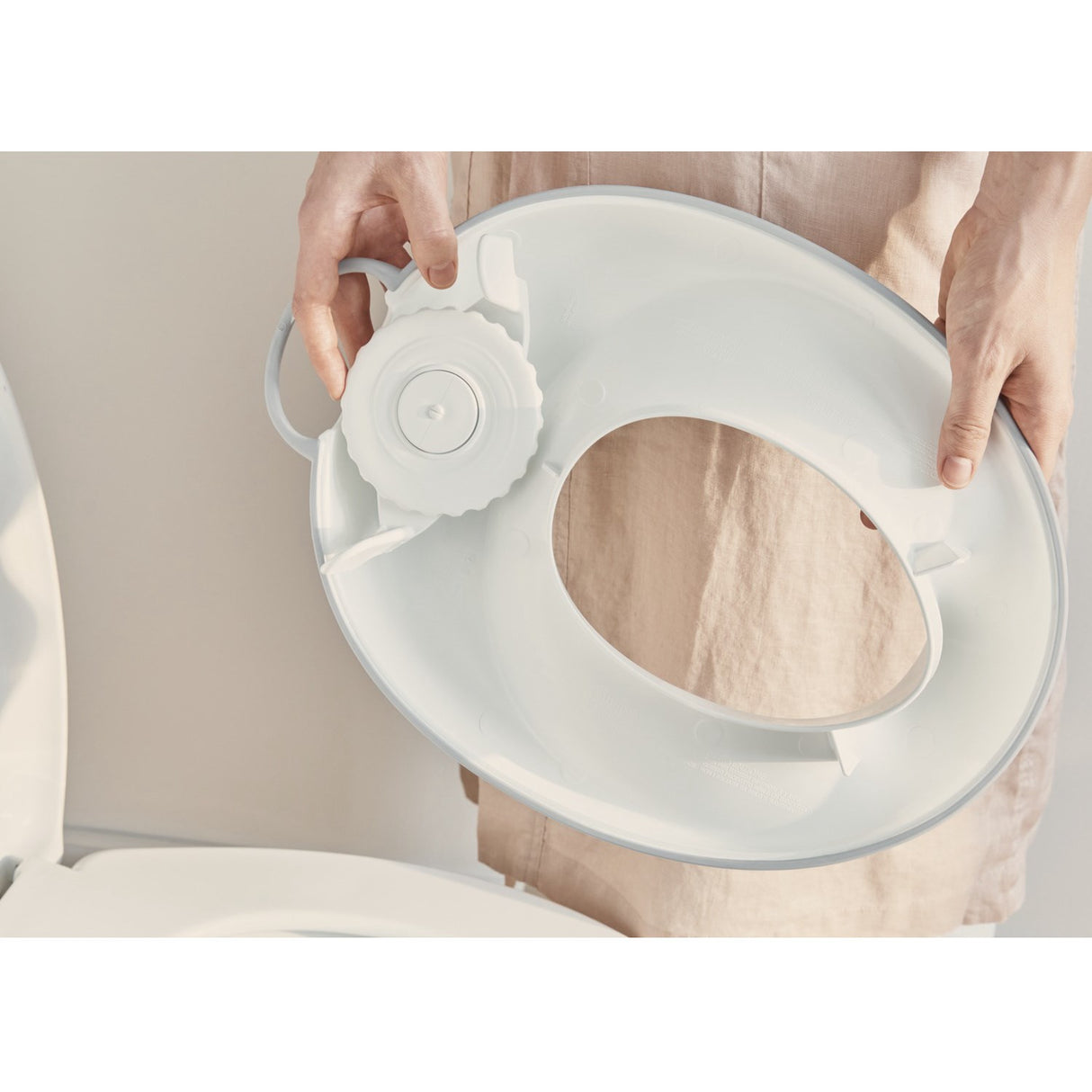BabyBjörn White/Grey Toilet Training Seat
