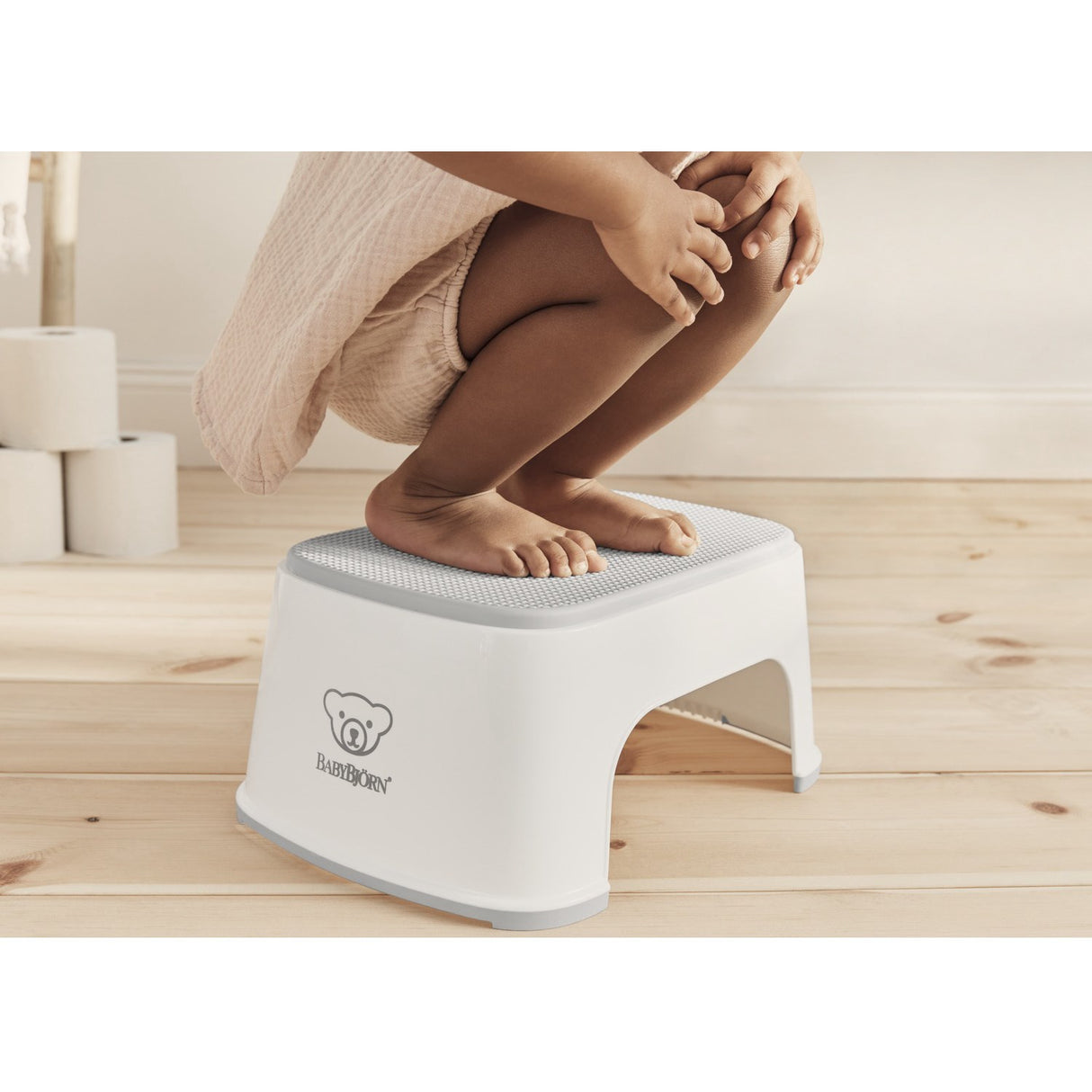 BabyBjörn White/Grey Step Stool