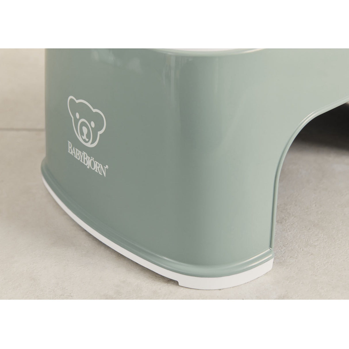 BabyBjörn Grey Green/White Step Stool