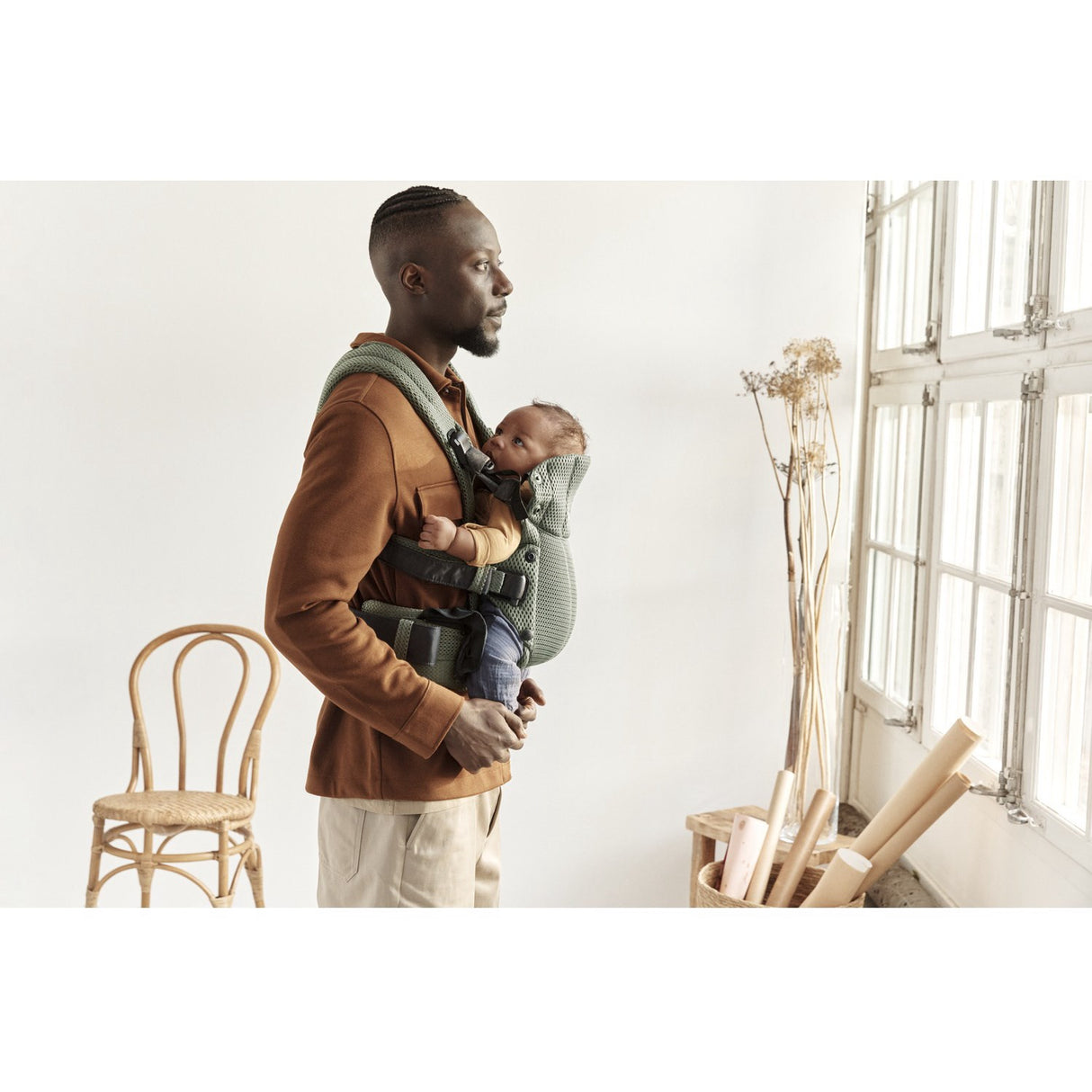 BabyBjörn Dark Green Baby Baby Carrier Harmony